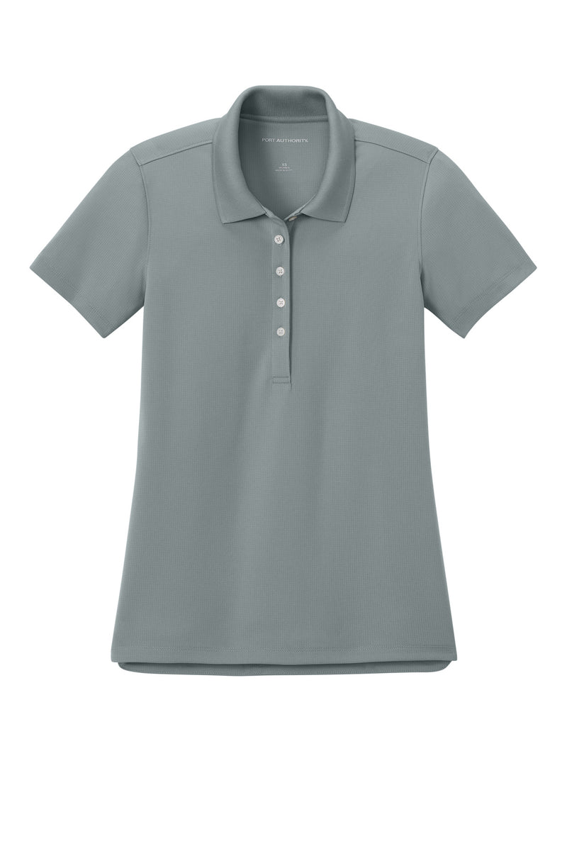 Port Authority Women's Dry Zone Stain-Release Grid Polo - Light Sterling Grey