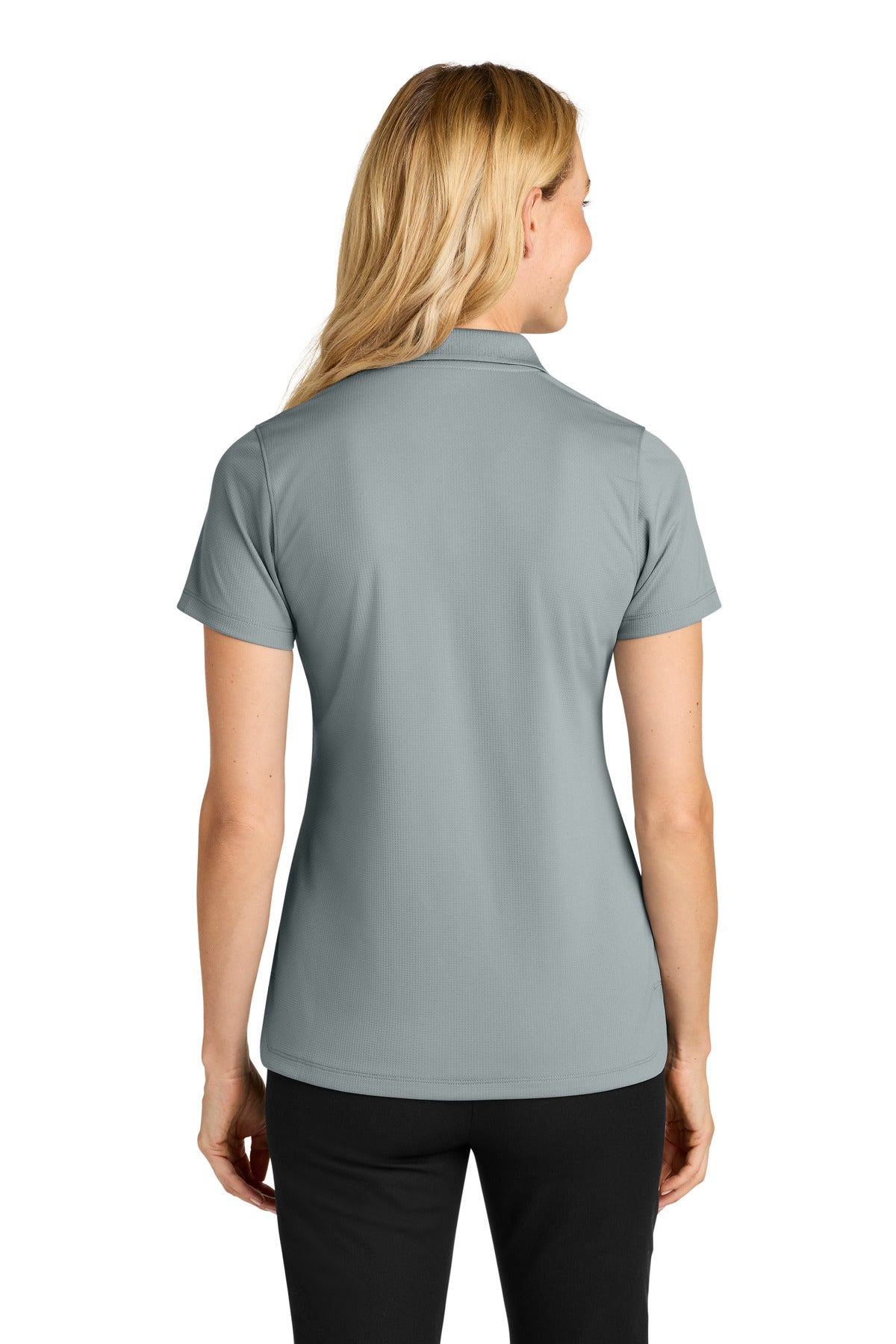 Port Authority Women's Dry Zone Stain-Release Grid Polo - Light Sterling Grey