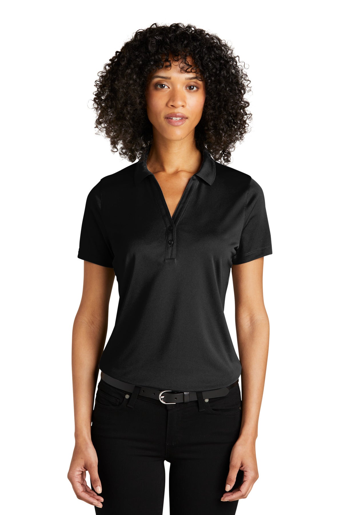 Port Authority Women's C-FREE Performance Polo - Deep Black