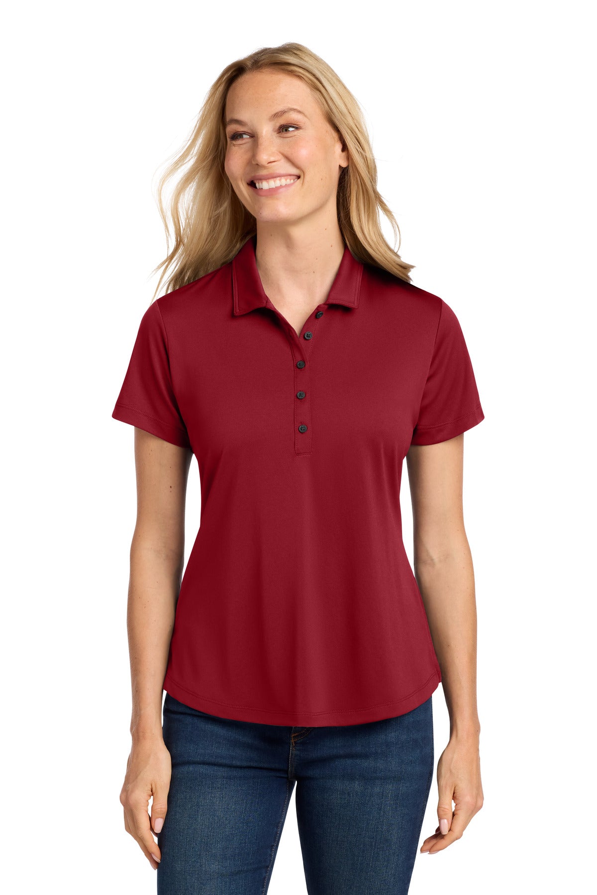 Port Authority Women's C-FREE Snag-Proof Polo - Rich Red