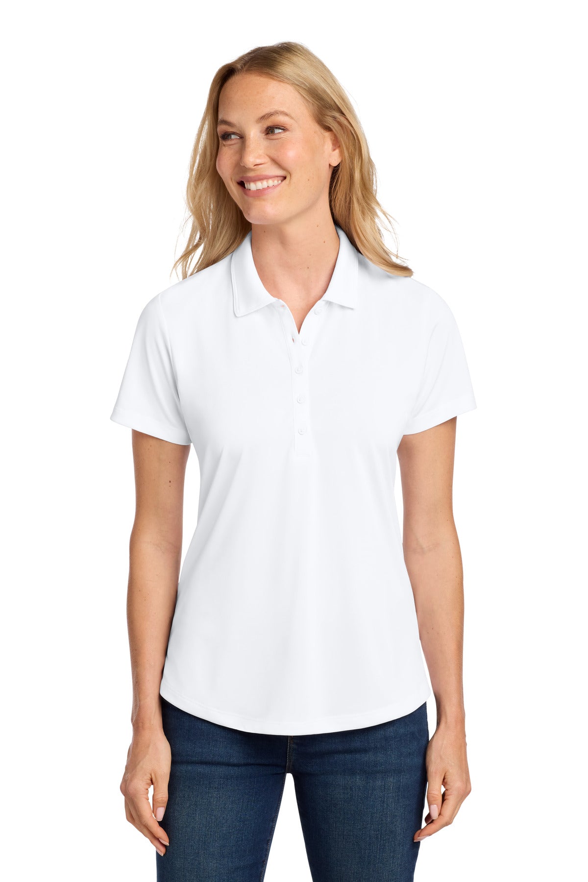 Port Authority Women's C-FREE Snag-Proof Polo - White