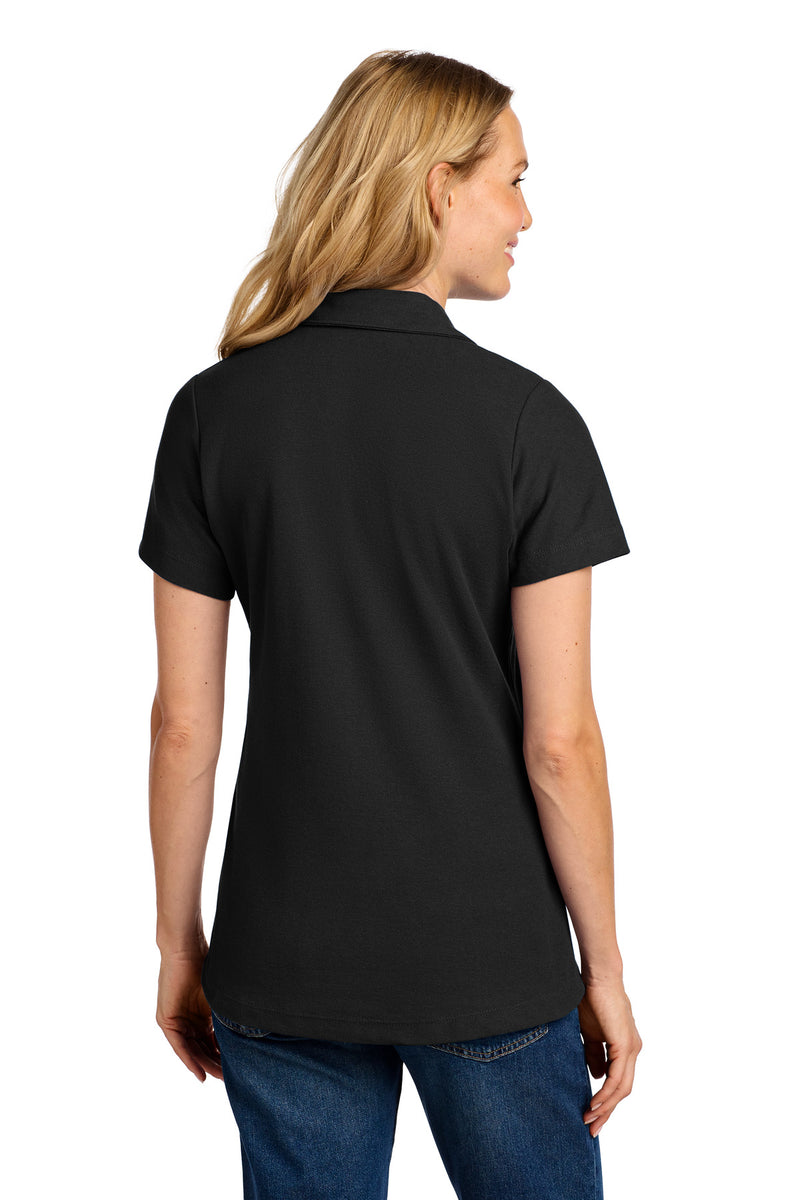 Port Authority Women's C-FREE Cotton Blend Pique Polo - Black
