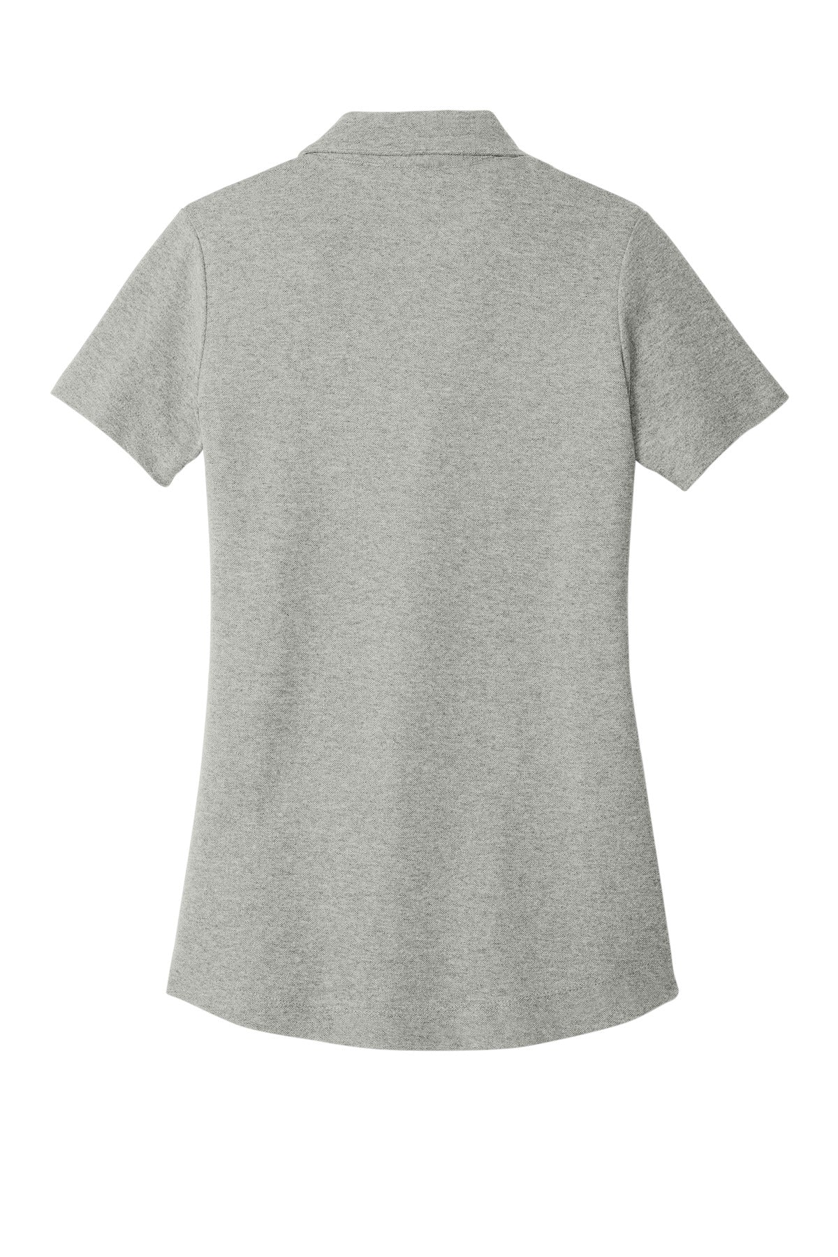 Port Authority Women's C-FREE Cotton Blend Pique Polo - Deep Smoke Heather