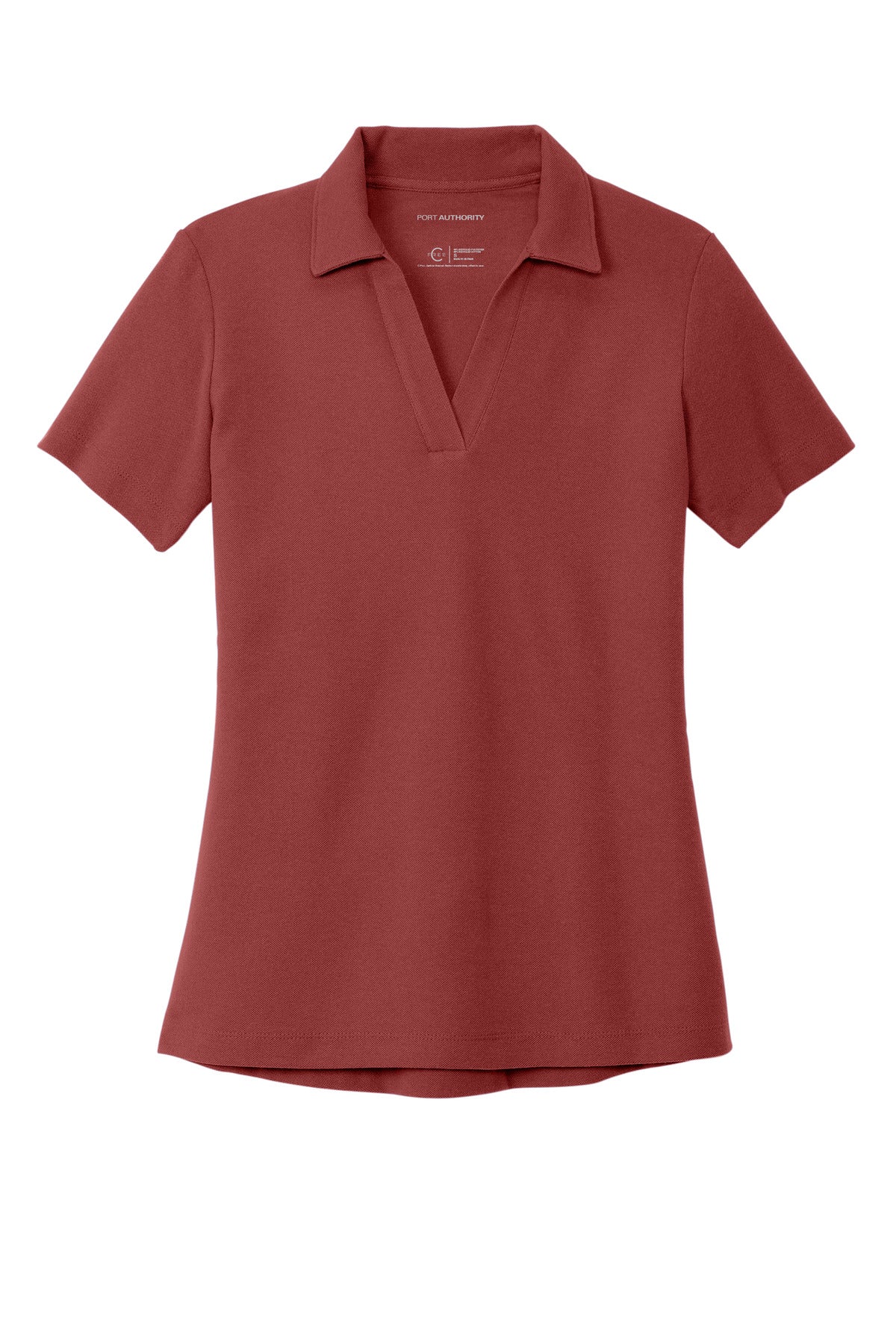 Port Authority Women's C-FREE Cotton Blend Pique Polo - Garnet