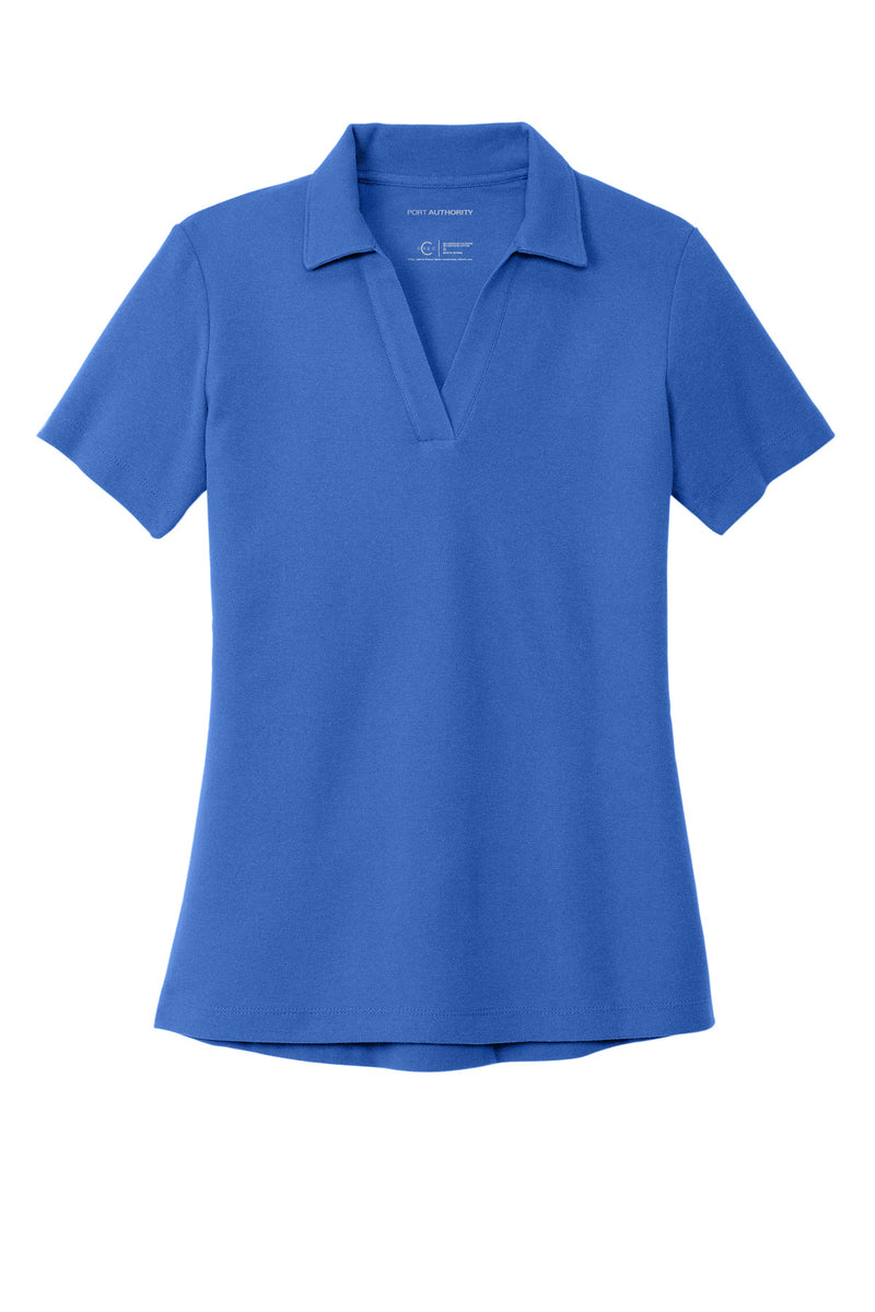 Port Authority Women's C-FREE Cotton Blend Pique Polo - True Blue