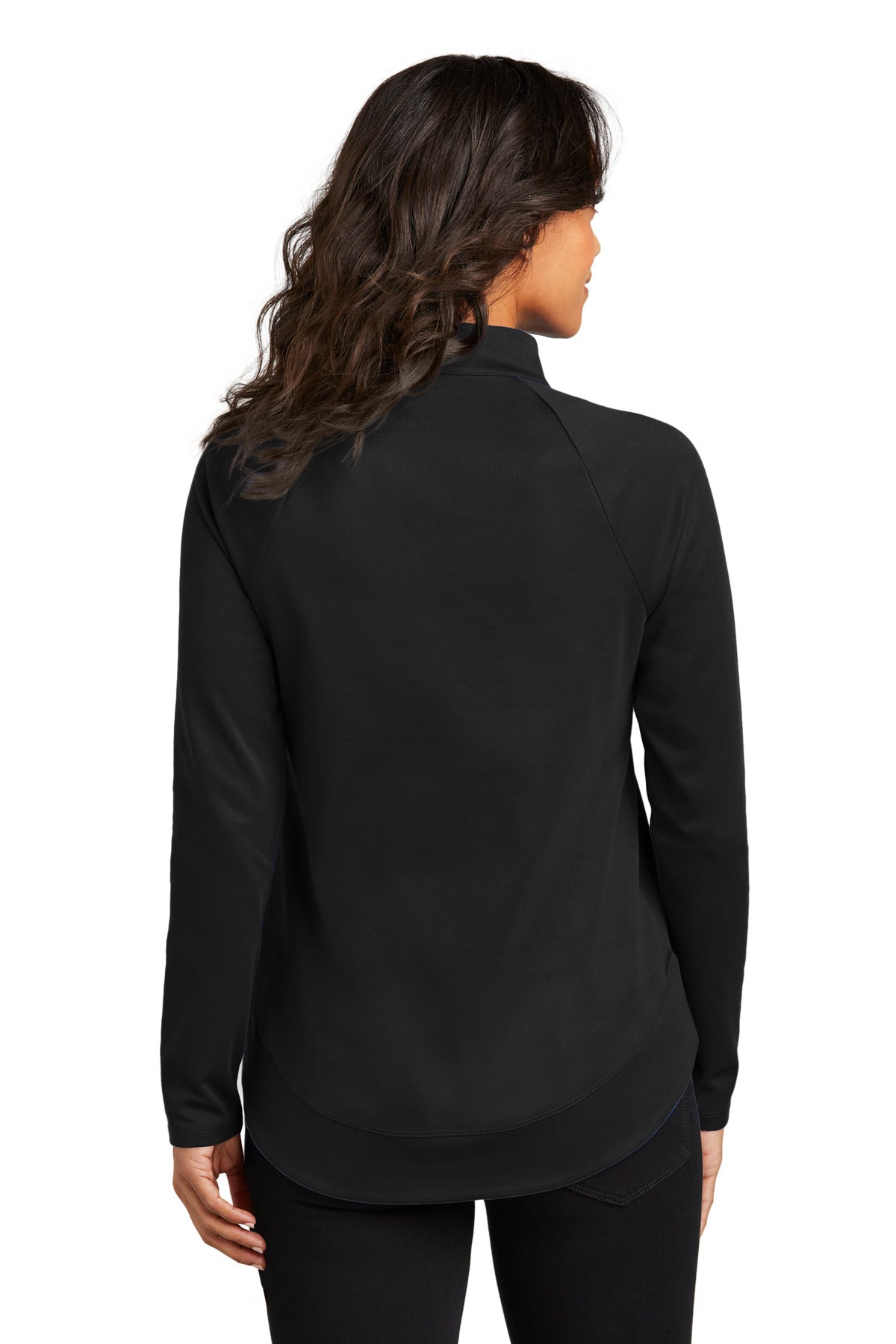 Port Authority Women's C-FREE Cypress 1/4-Zip - Deep Black