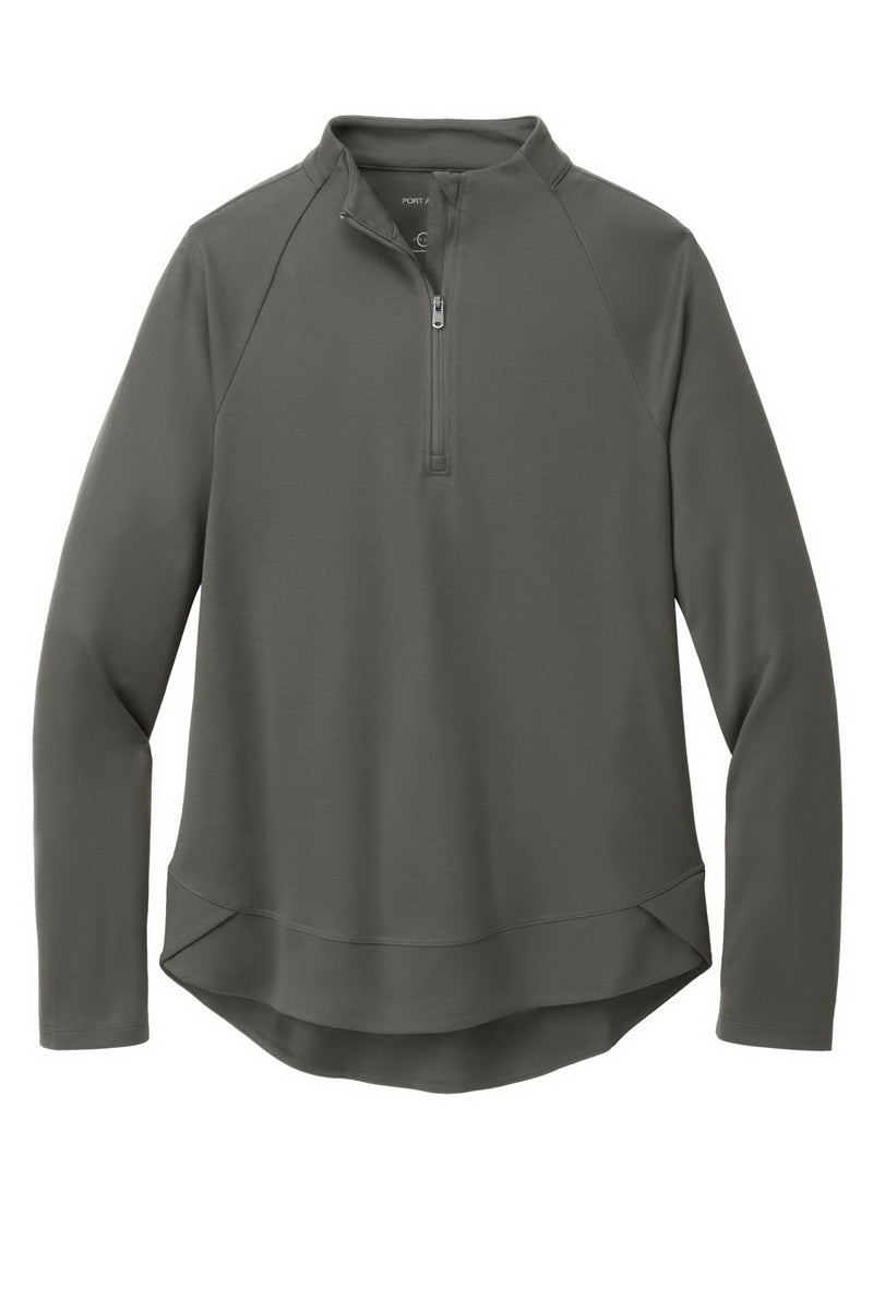 Port Authority Women's C-FREE Cypress 1/4-Zip - Grey Steel