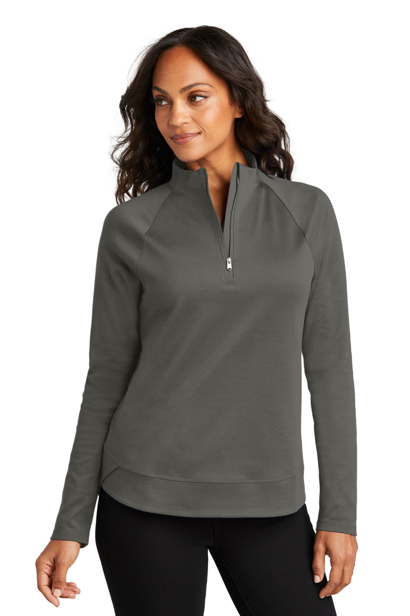Port Authority Women's C-FREE Cypress 1/4-Zip - Grey Steel
