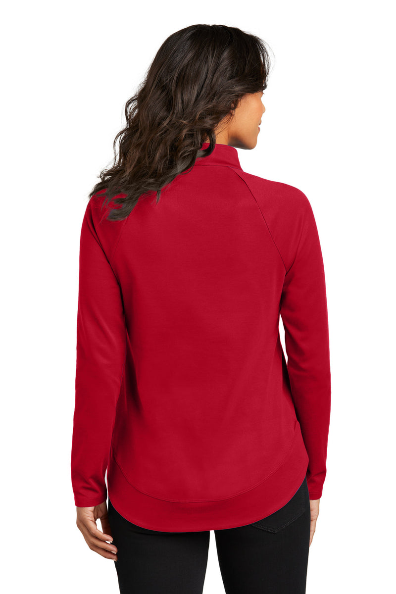 Port Authority Women's C-FREE Cypress 1/4-Zip - Rich Red