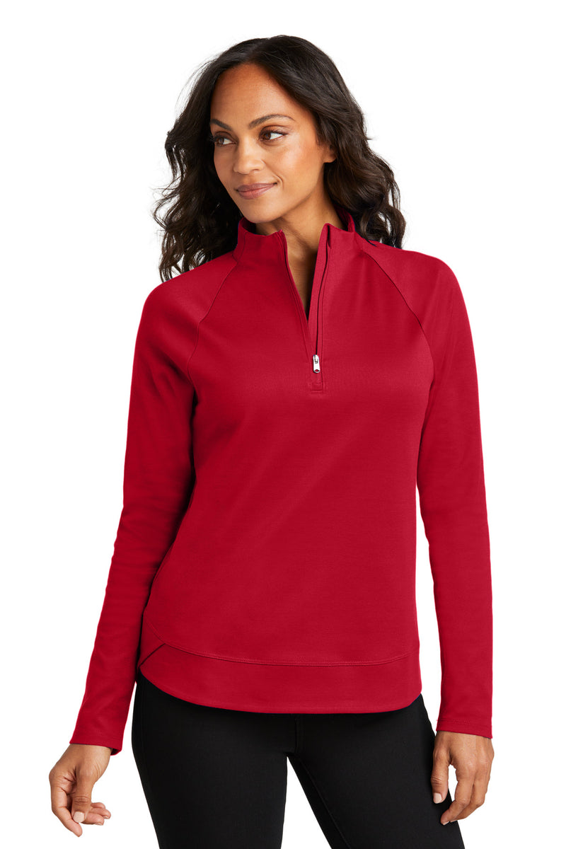 Port Authority Women's C-FREE Cypress 1/4-Zip - Rich Red