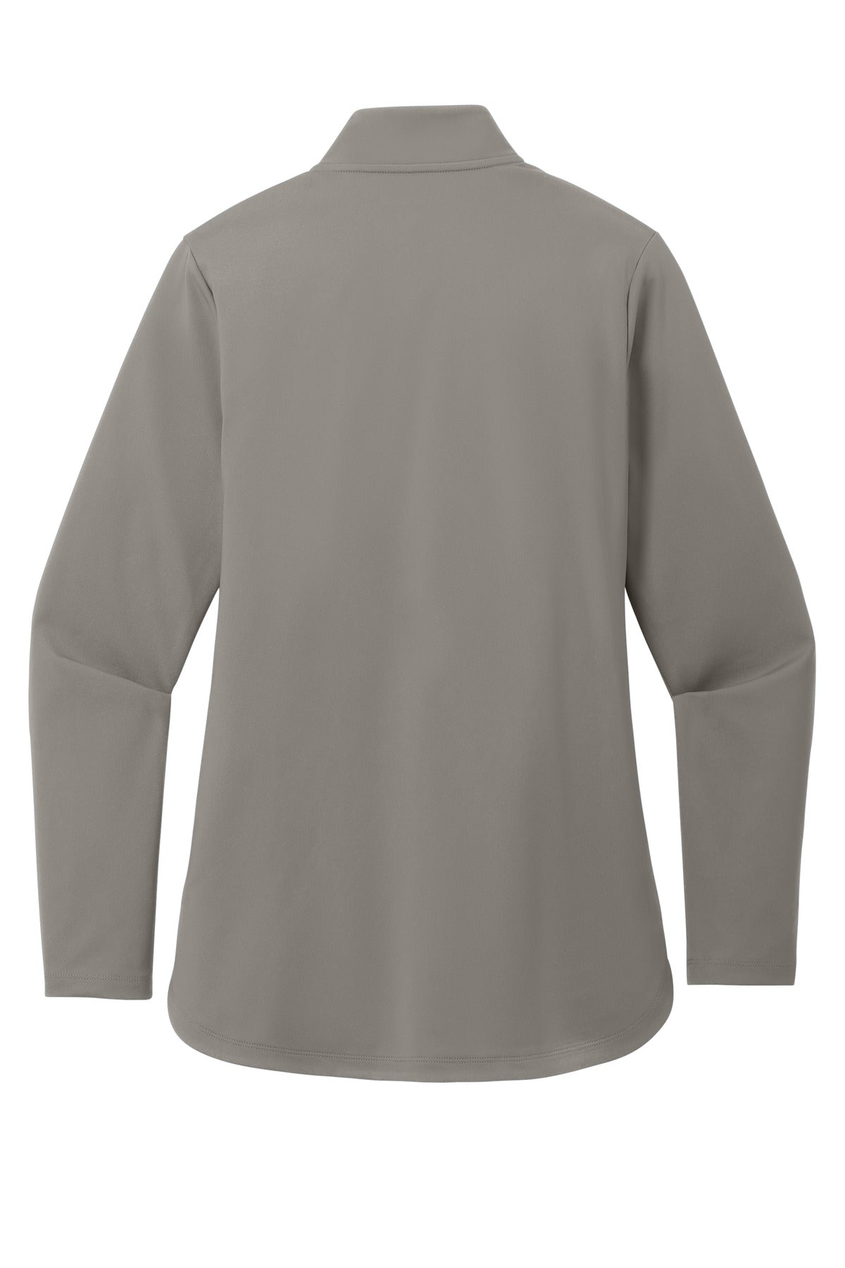 Port Authority Women's C-FREE Double Knit 1/4-Zip - Smoke Grey