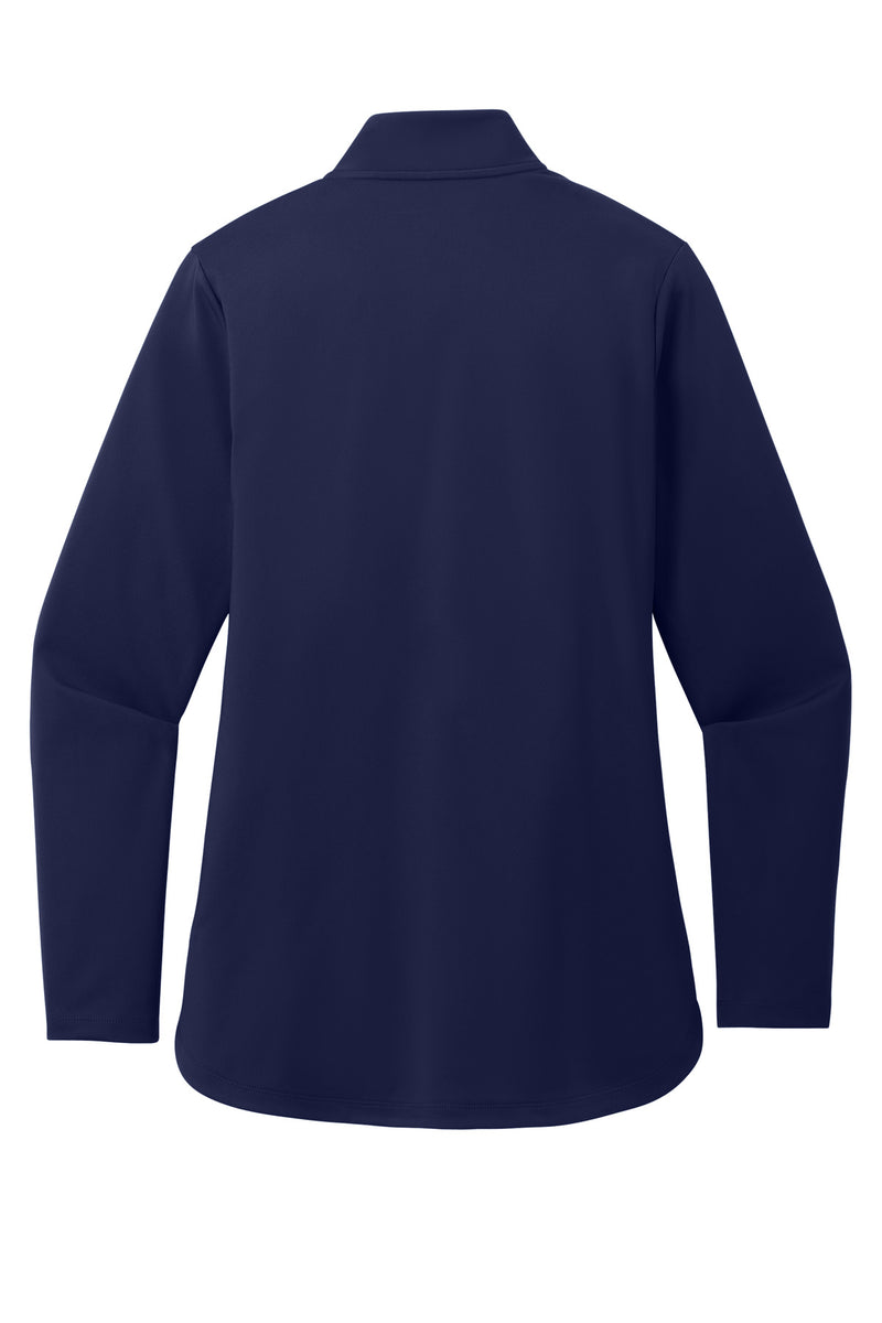 Port Authority Women's C-FREE Double Knit 1/4-Zip - True Navy