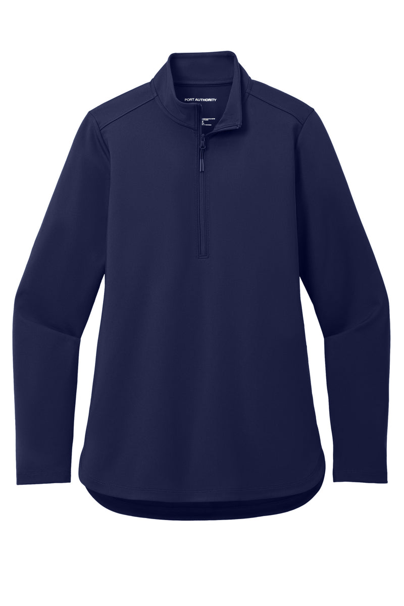 Port Authority Women's C-FREE Double Knit 1/4-Zip - True Navy
