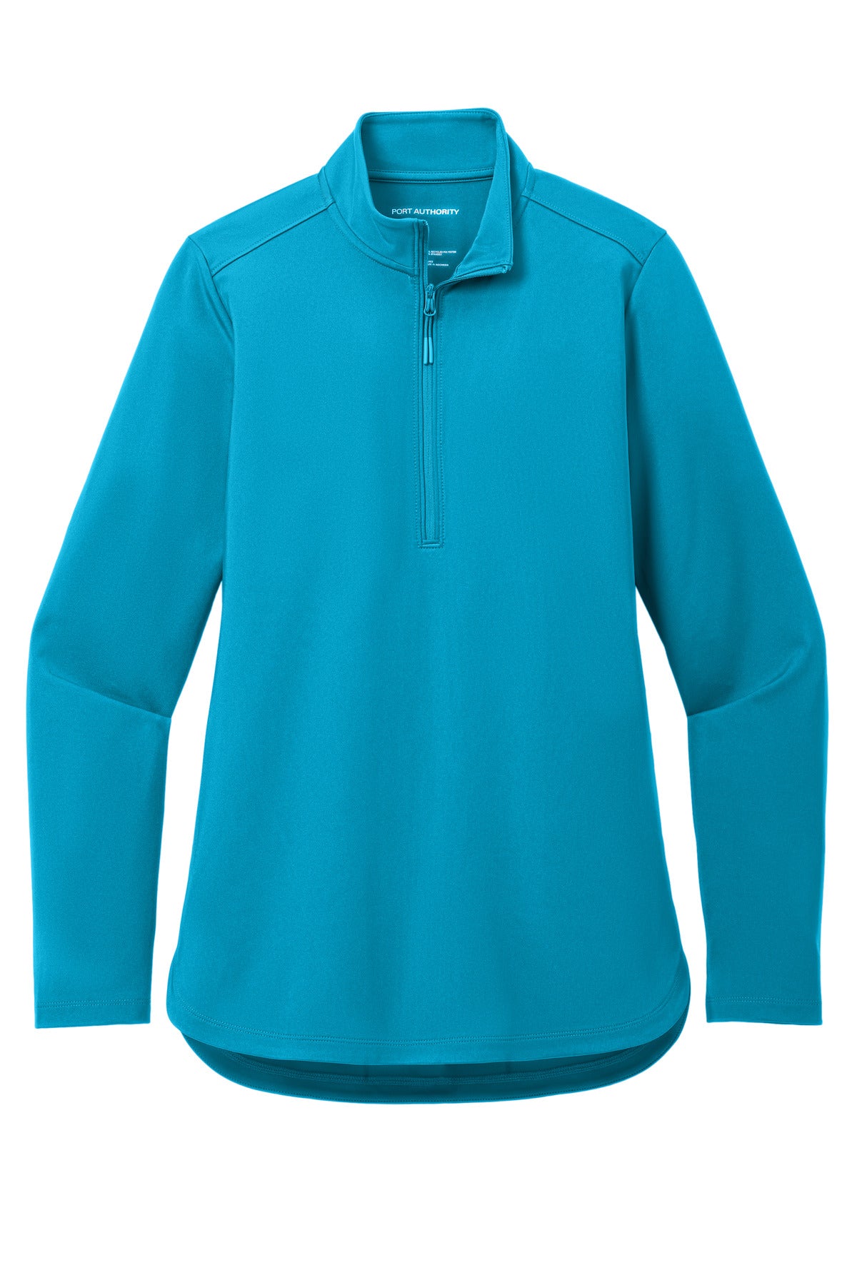 Port Authority Women's C-FREE Double Knit 1/4-Zip - Parcel Blue