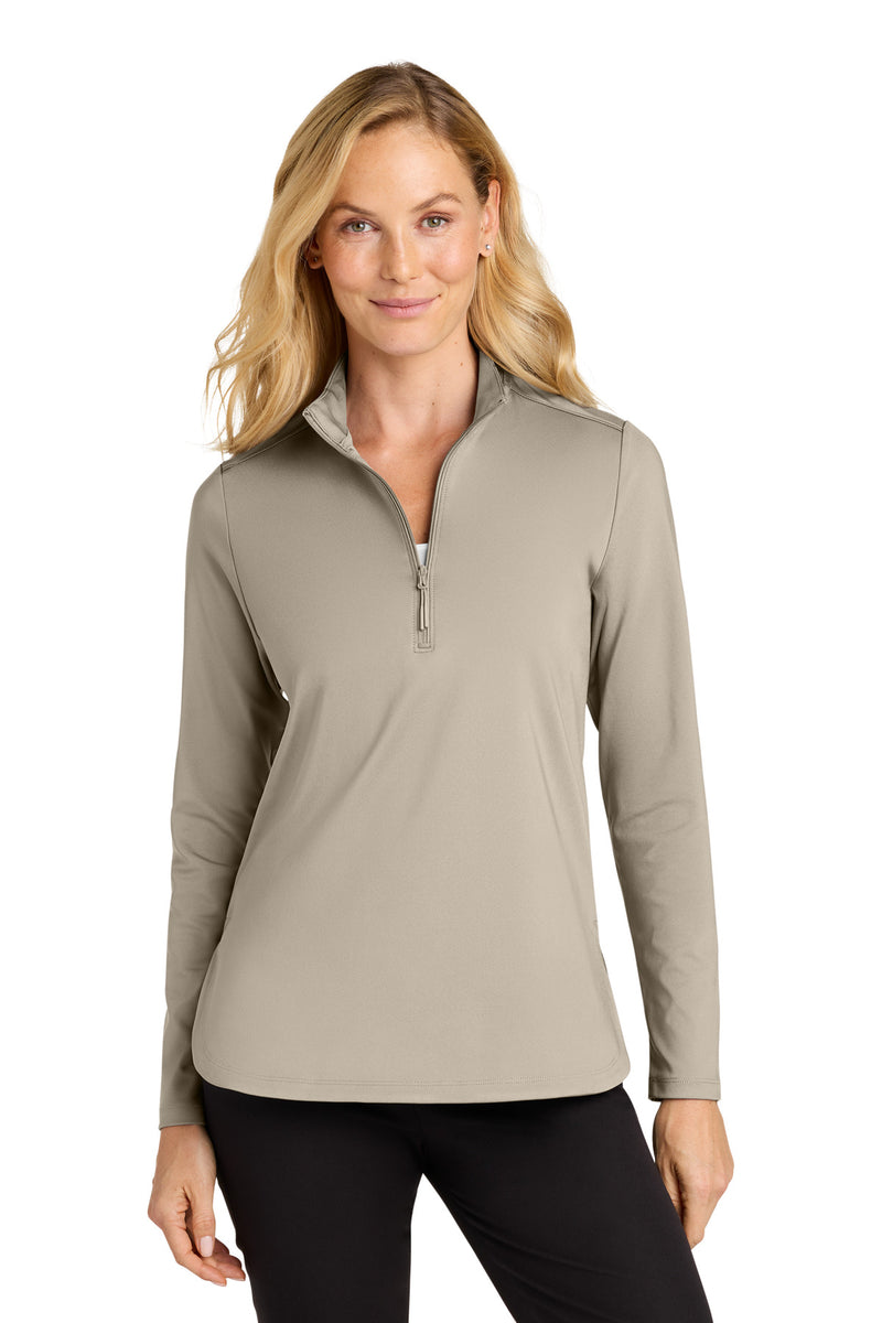 Port Authority Women's C-FREE Double Knit 1/4-Zip - Sahara