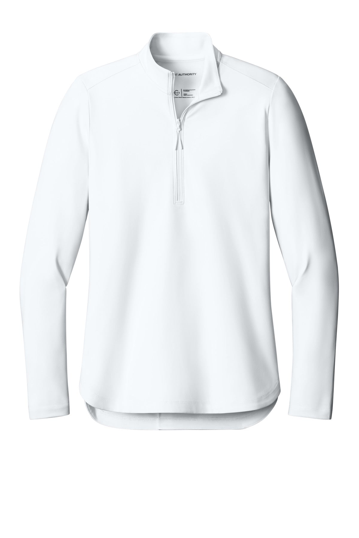 Port Authority Women's C-FREE Double Knit 1/4-Zip - White