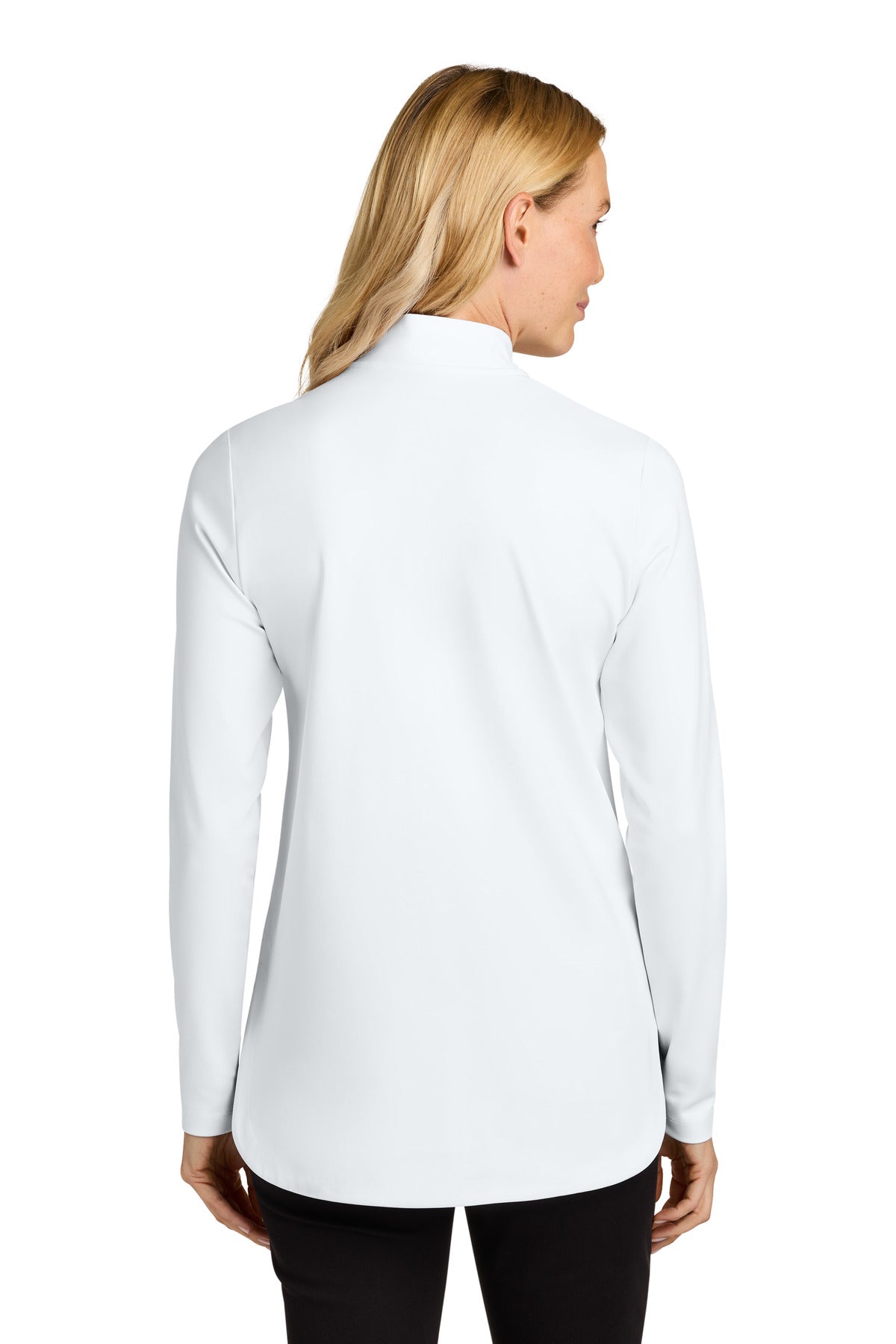 Port Authority Women's C-FREE Double Knit 1/4-Zip - White