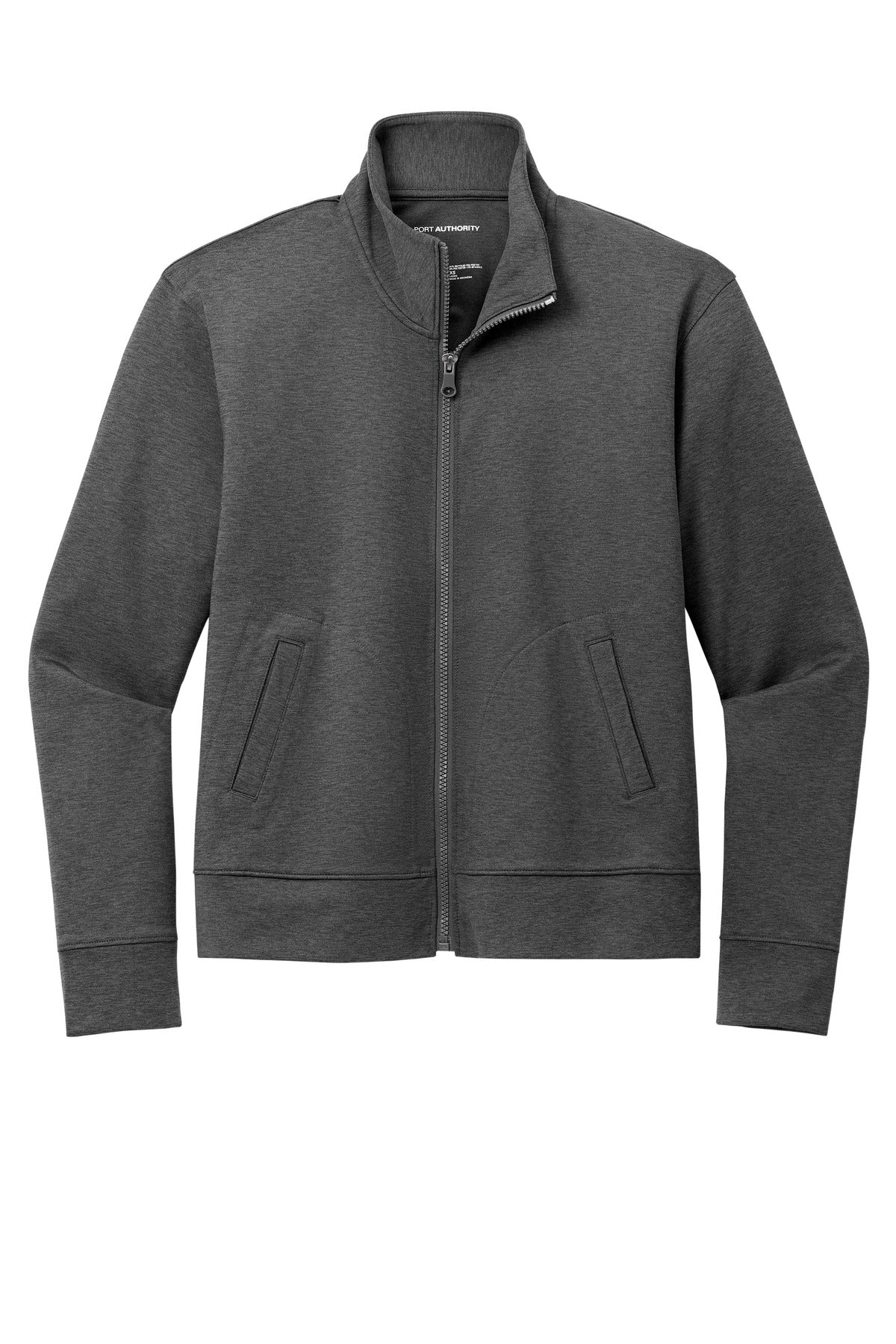 Port Authority Women's C-FREE Double Knit Full-Zip - Grey Steel Heather