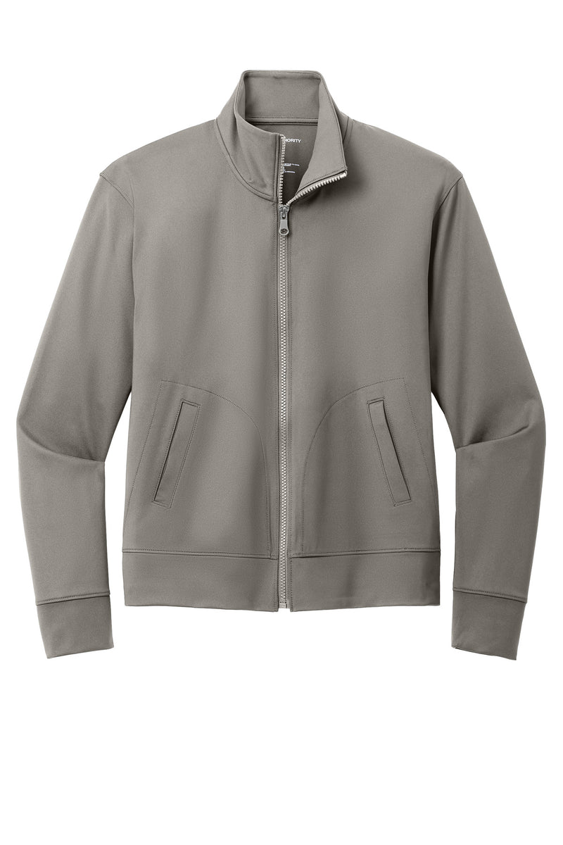 Port Authority Women's C-FREE Double Knit Full-Zip - Smoke Grey