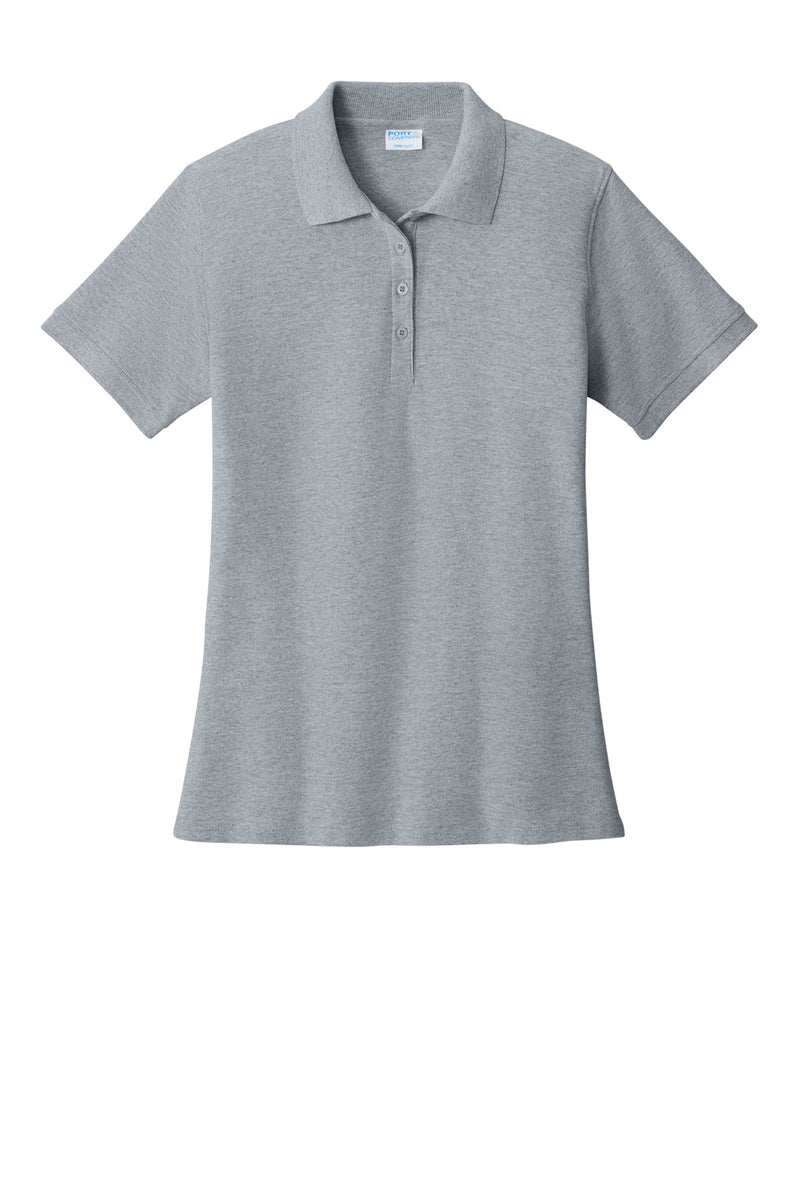 Port & Co Women's Core Blend Pique Polo - Athletic Heather