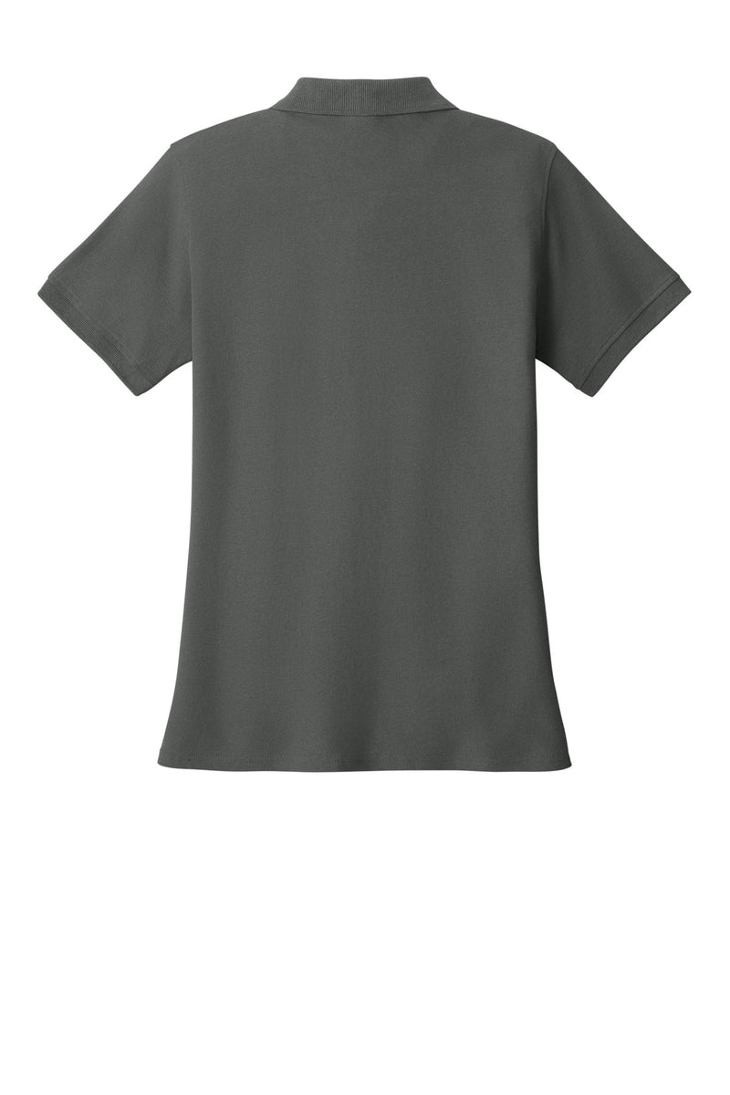 Port & Co Women's Core Blend Pique Polo - Charcoal