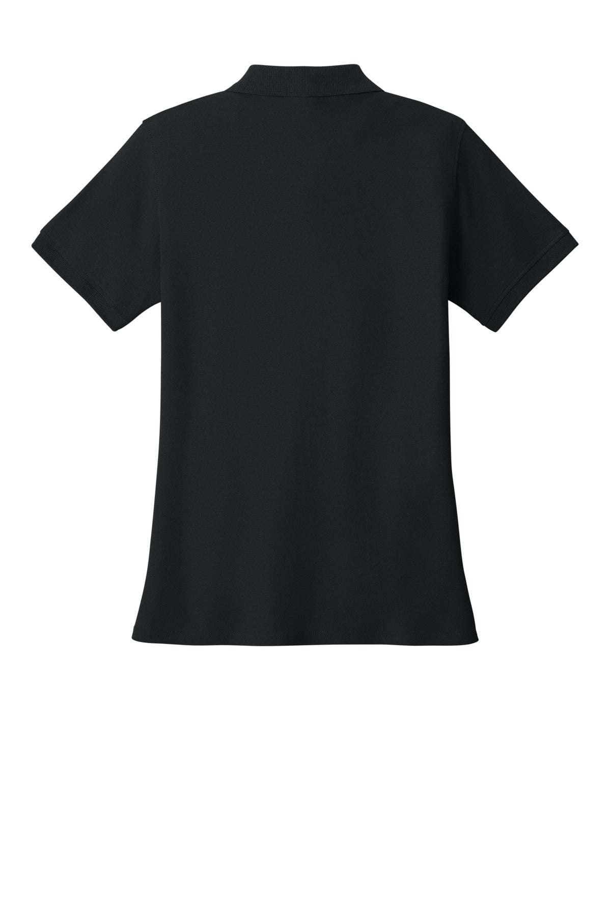 Port & Co Women's Core Blend Pique Polo - Jet Black