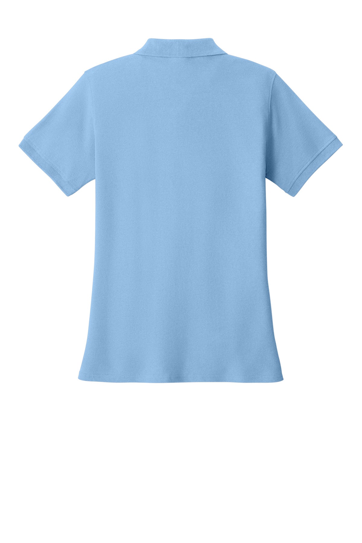 Port & Co Women's Core Blend Pique Polo - Light Blue