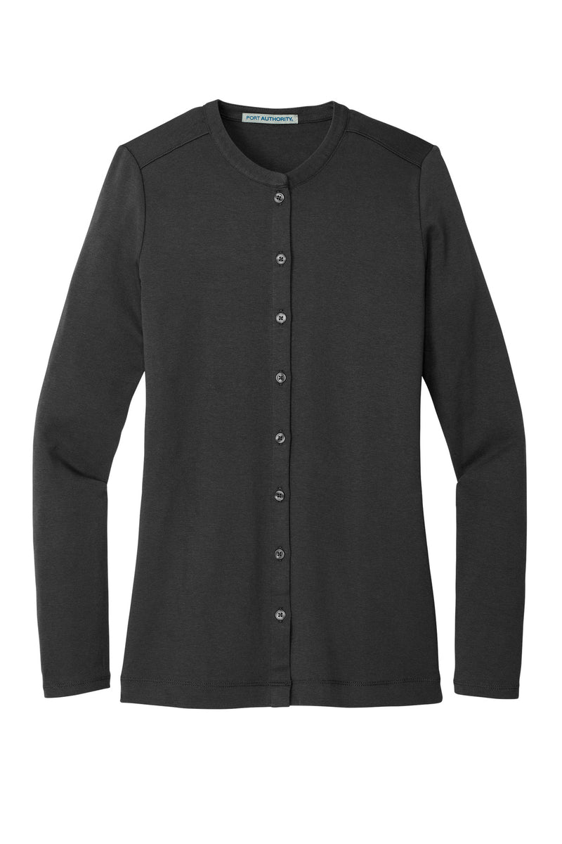 Port Authority Women's Concept Stretch Button-Front Cardigan - Black