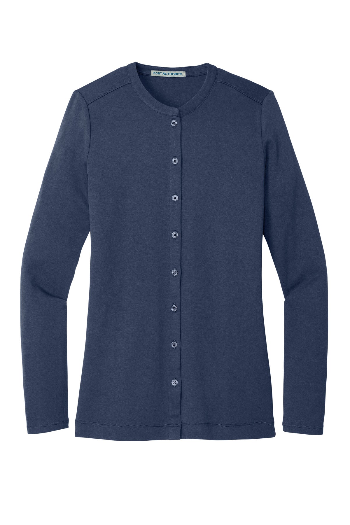 Port Authority Women's Concept Stretch Button-Front Cardigan - Dress Blue Navy