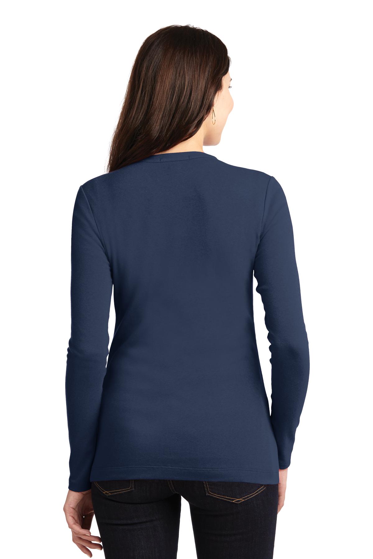 Port Authority Women's Concept Stretch Button-Front Cardigan - Dress Blue Navy