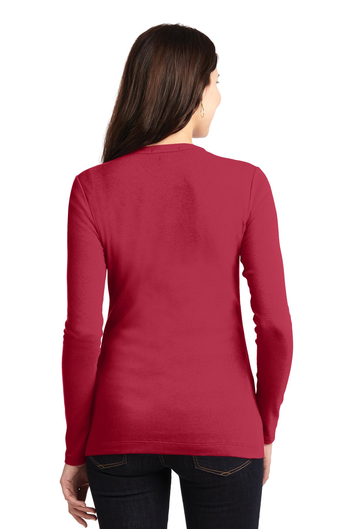 Port Authority Women's Concept Stretch Button-Front Cardigan - Rich Red