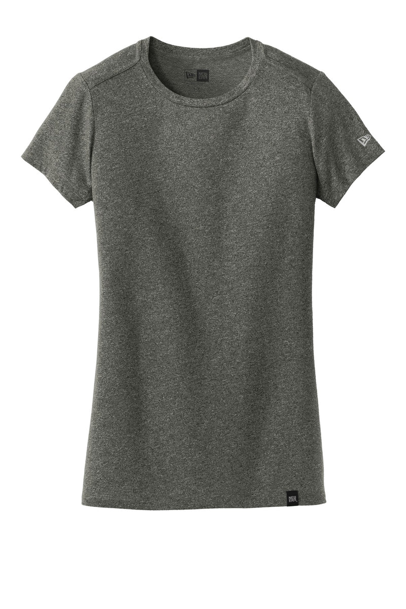 New Era  Ladies Heritage Blend Crew Tee - Black Twist