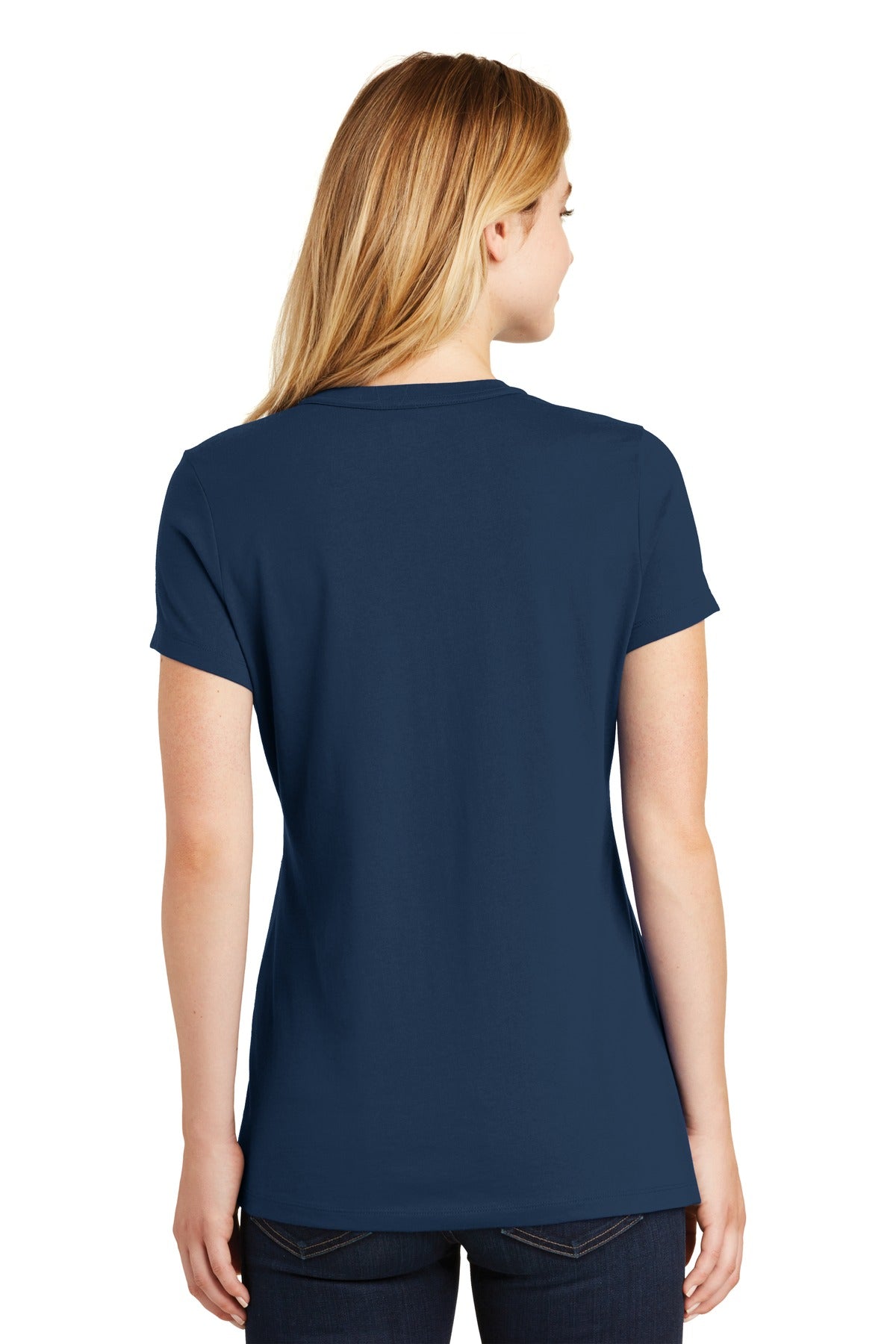 New Era  Ladies Heritage Blend Crew Tee - Dark Royal
