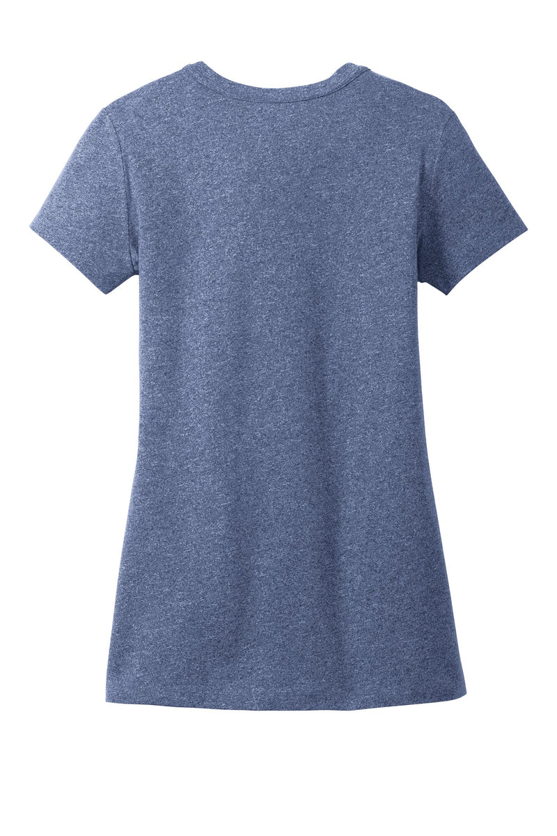 New Era  Ladies Heritage Blend Crew Tee - Dark Royal Twist