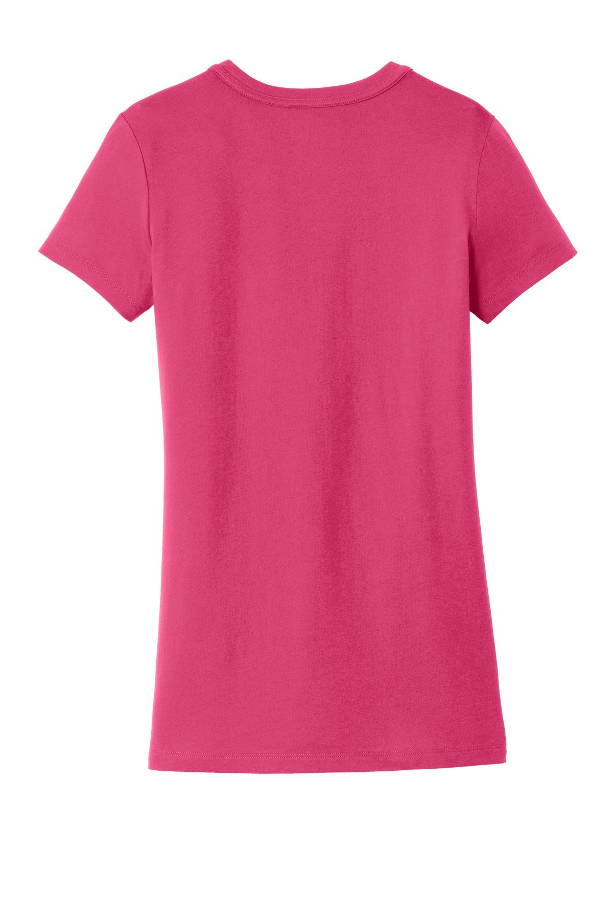 New Era  Ladies Heritage Blend Crew Tee - Deep Pink