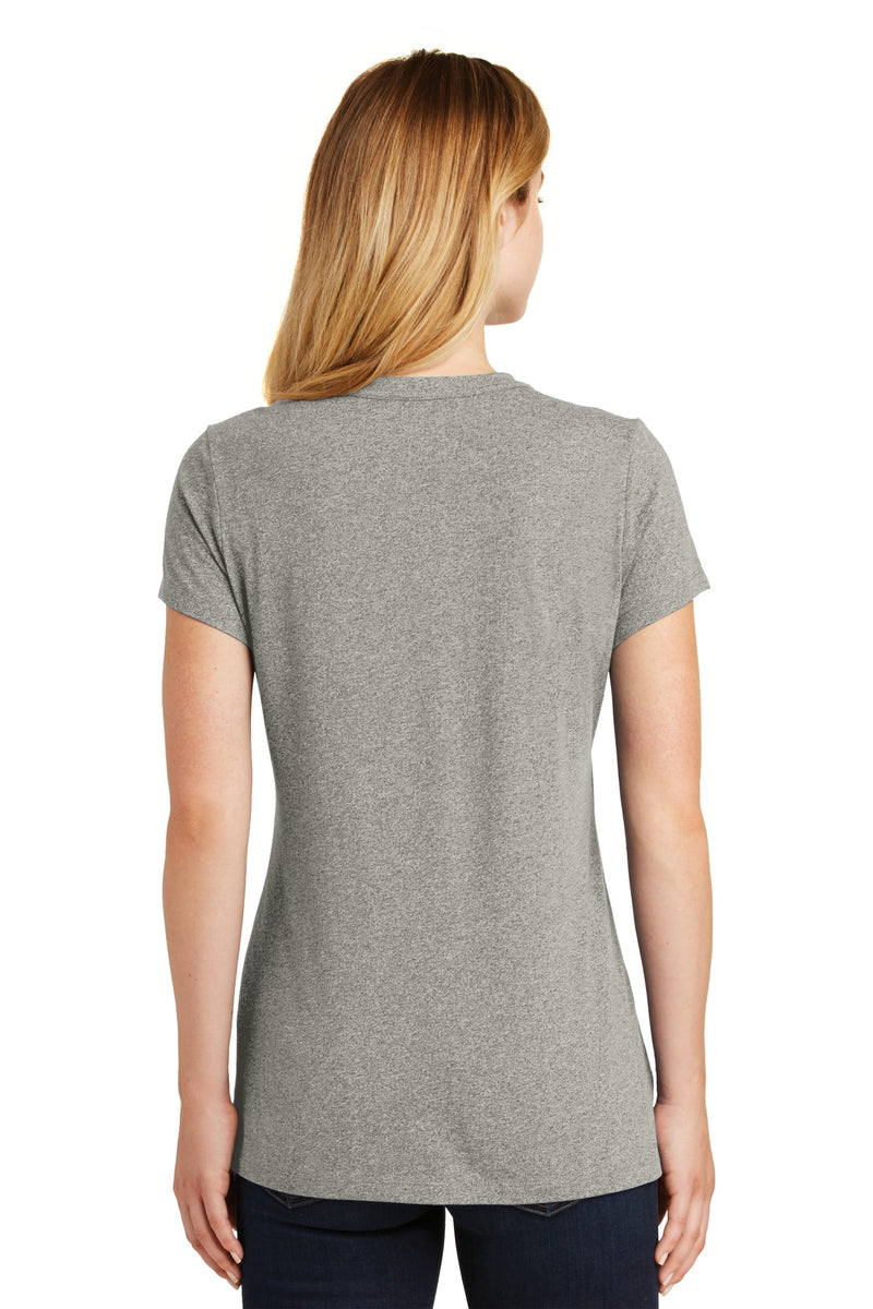 New Era  Ladies Heritage Blend Crew Tee - Rainstorm Grey Heather