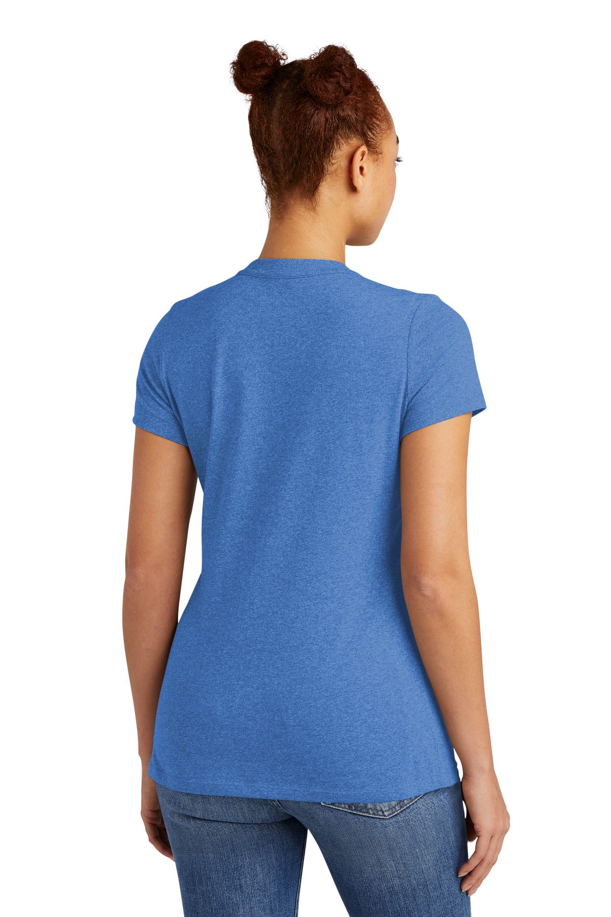New Era  Ladies Heritage Blend Crew Tee - Royal Heather