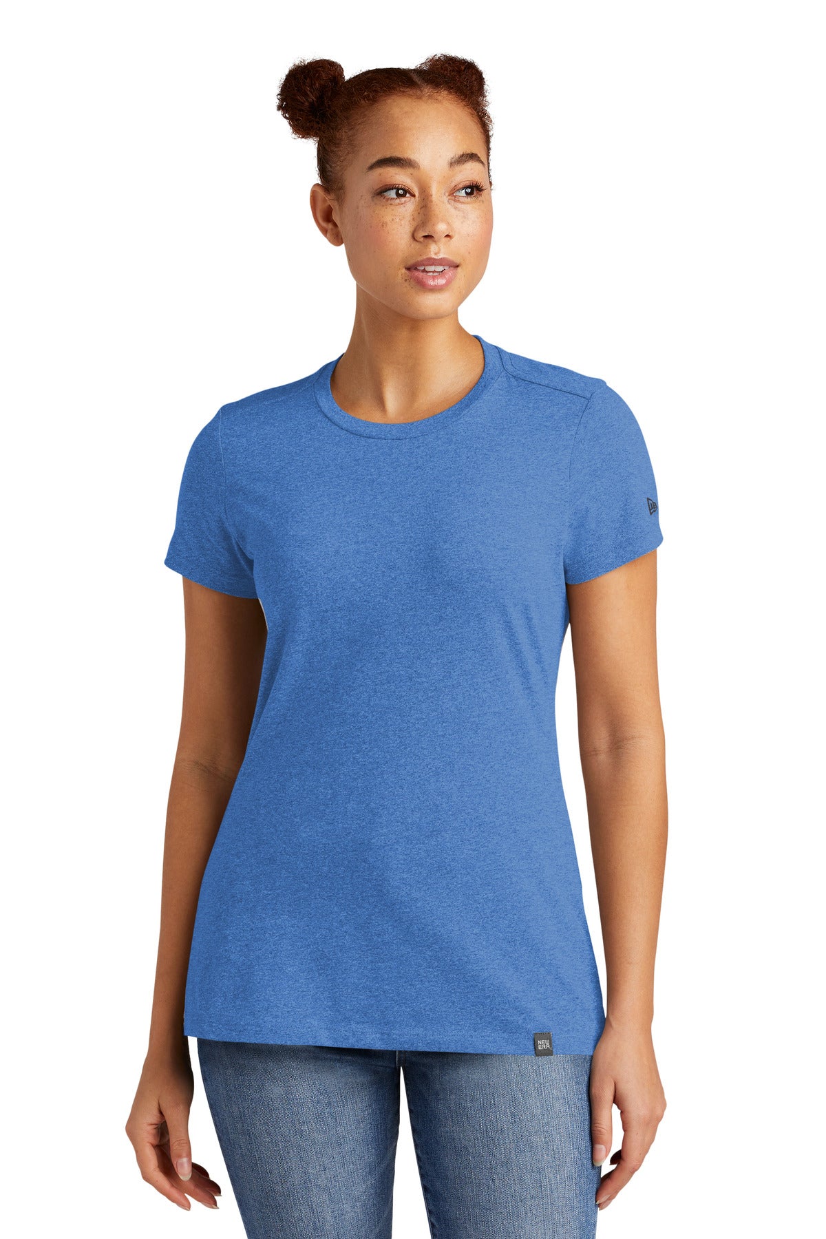 New Era  Ladies Heritage Blend Crew Tee - Royal Heather