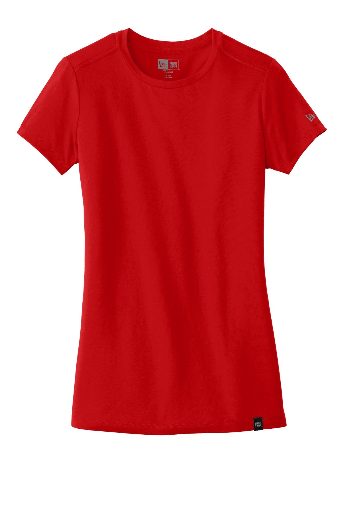 New Era  Ladies Heritage Blend Crew Tee - Scarlet
