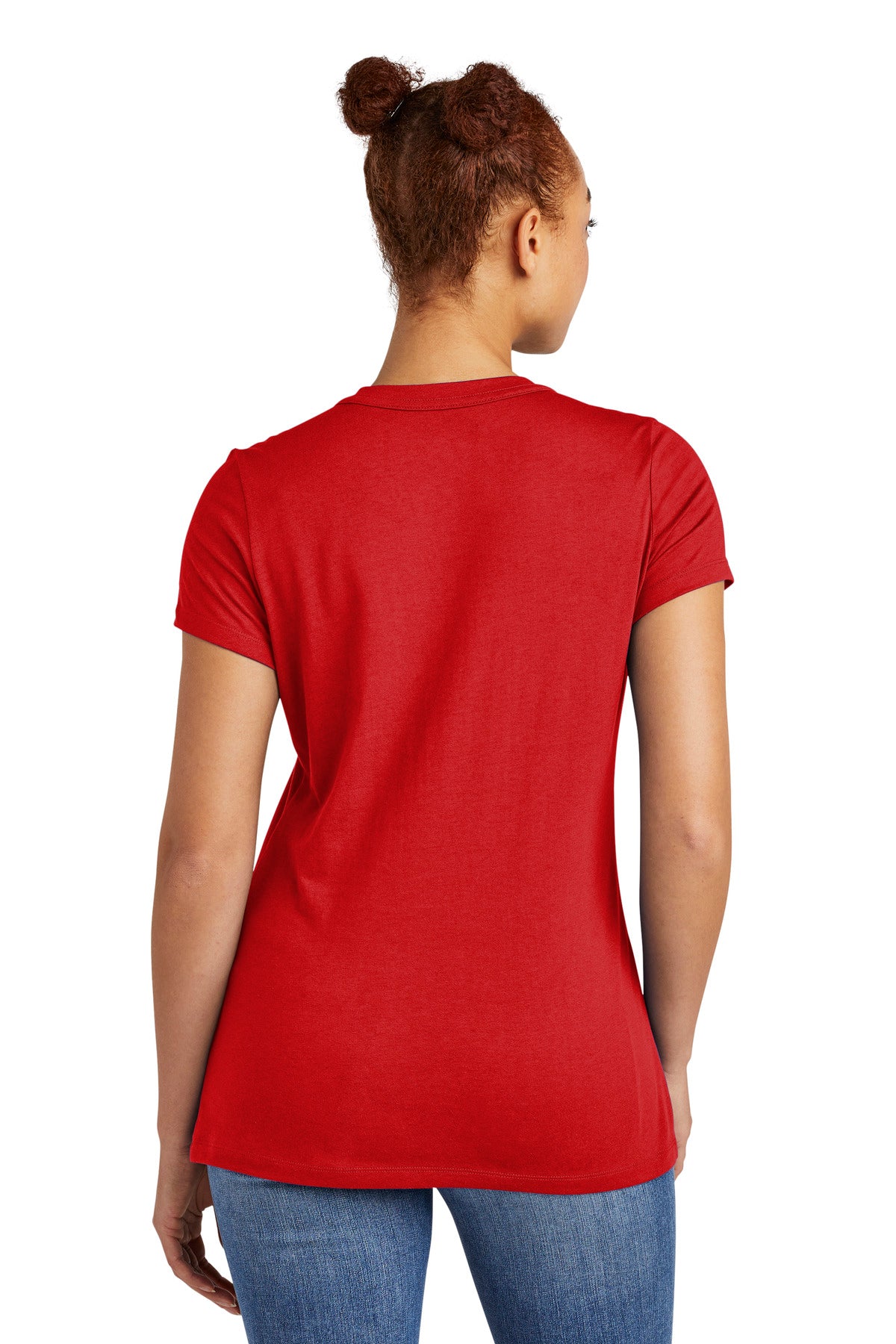 New Era  Ladies Heritage Blend Crew Tee - Scarlet