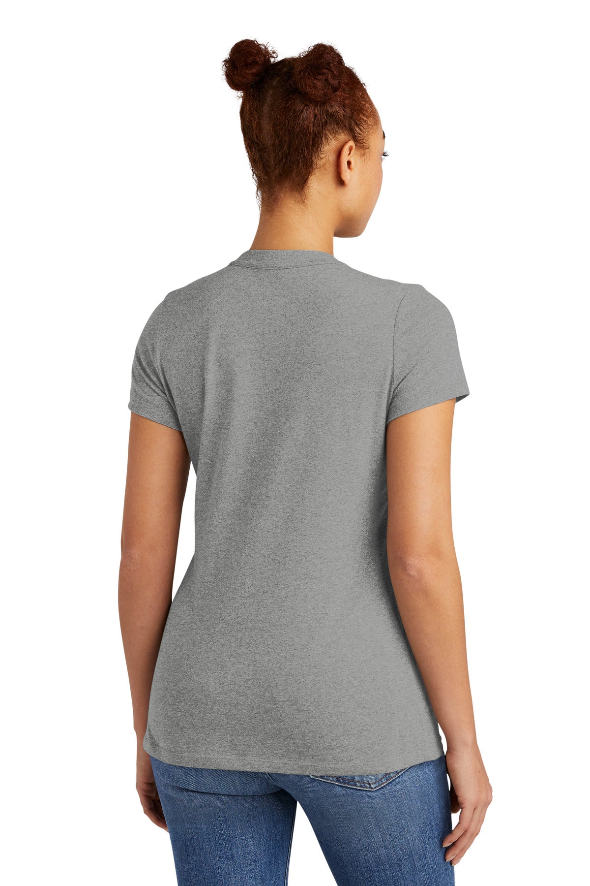 New Era  Ladies Heritage Blend Crew Tee - Shadow Grey Heather