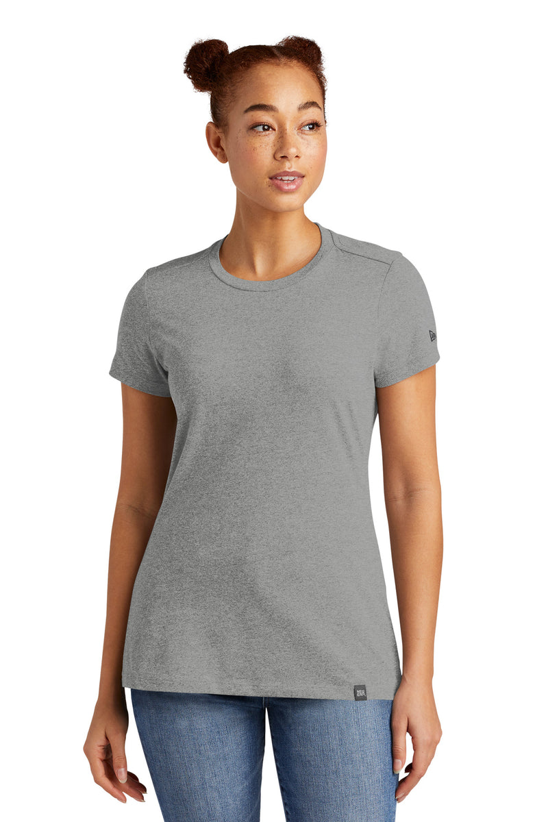New Era  Ladies Heritage Blend Crew Tee - Shadow Grey Heather