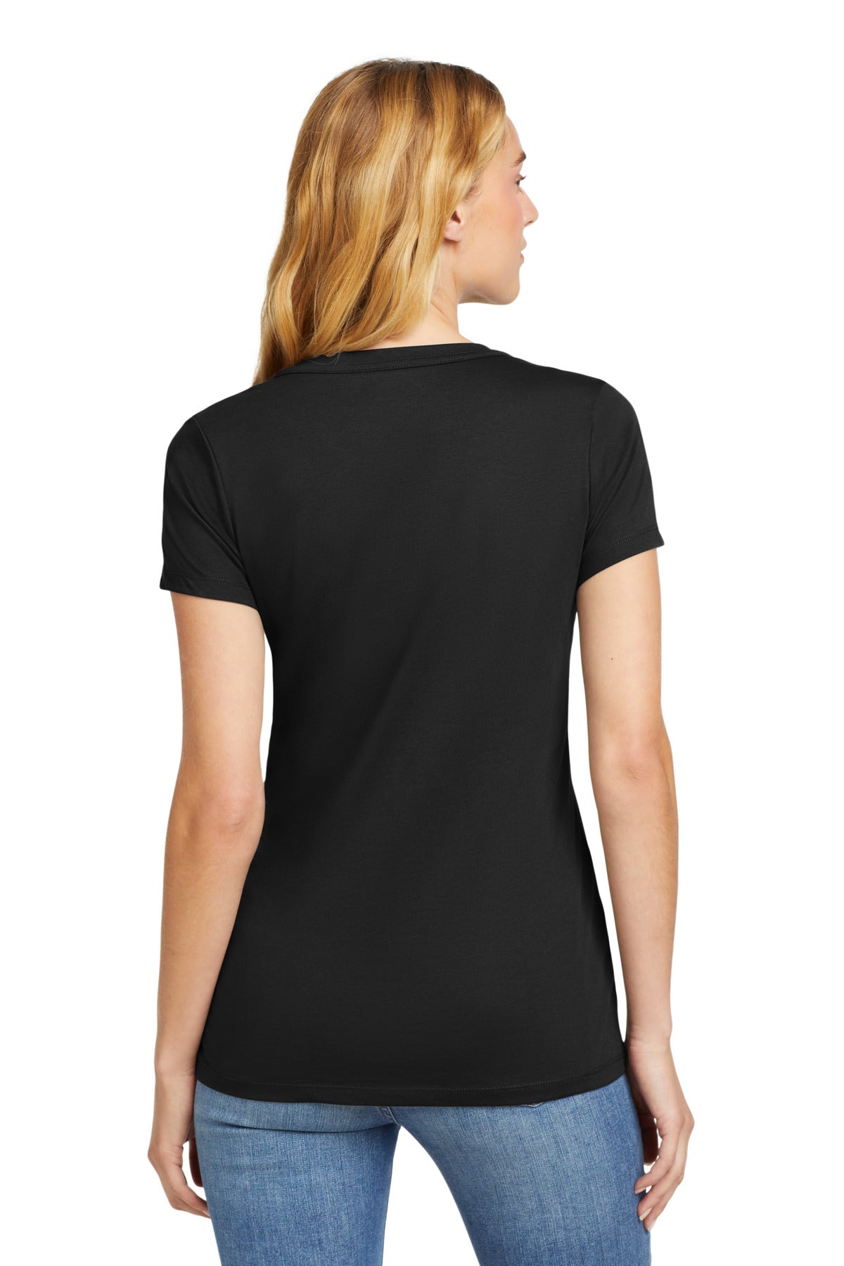New Era  Women's Heritage Blend V-Neck Tee - Black