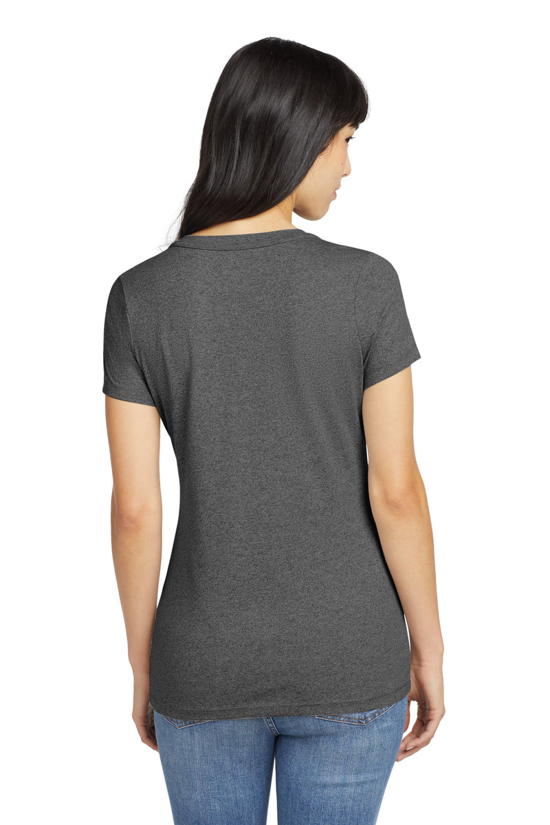 New Era  Women's Heritage Blend V-Neck Tee - Black Heather