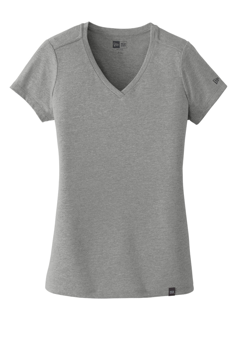 New Era  Women's Heritage Blend V-Neck Tee - Shadow Grey Heather