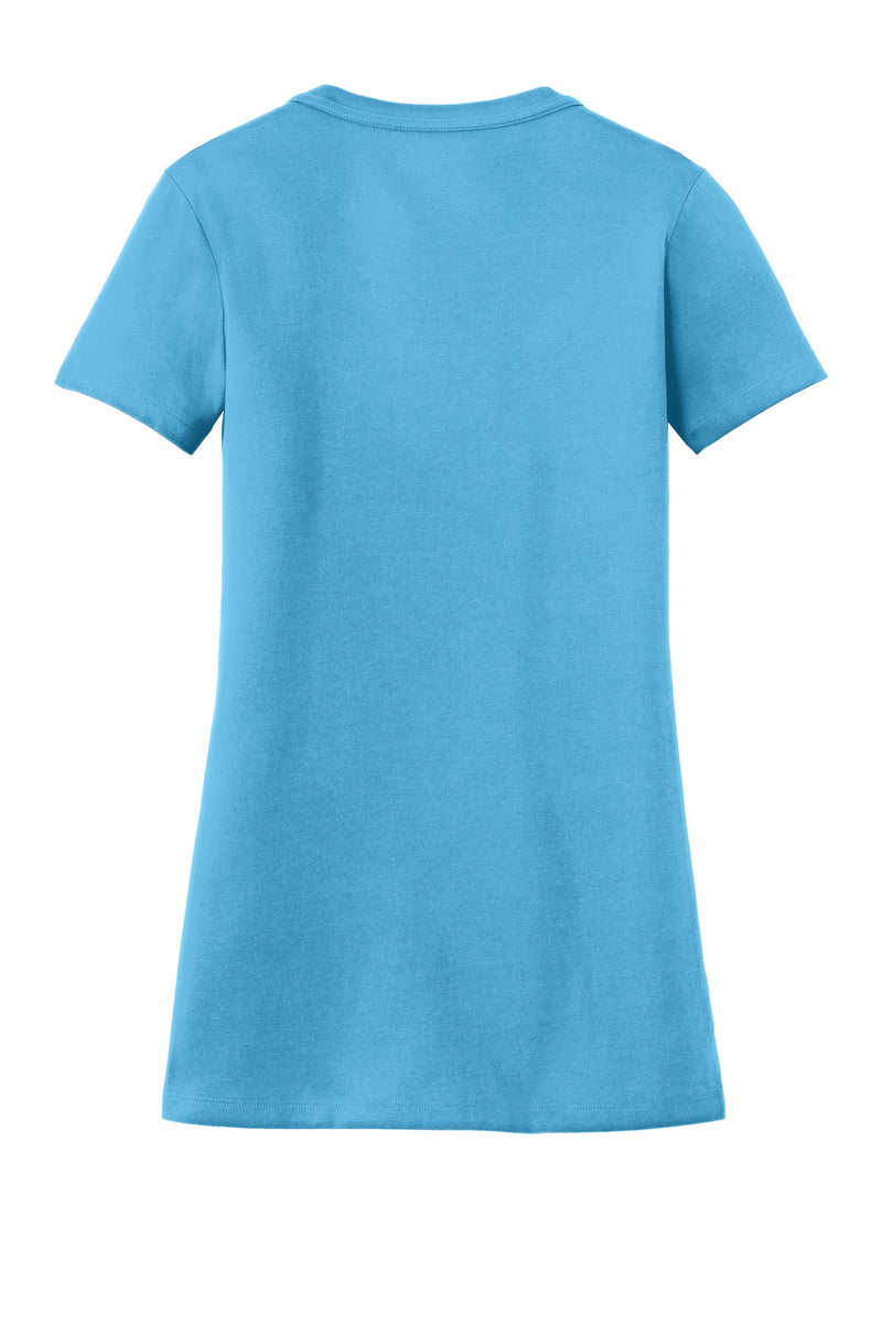 New Era  Women's Heritage Blend V-Neck Tee - Sky Blue