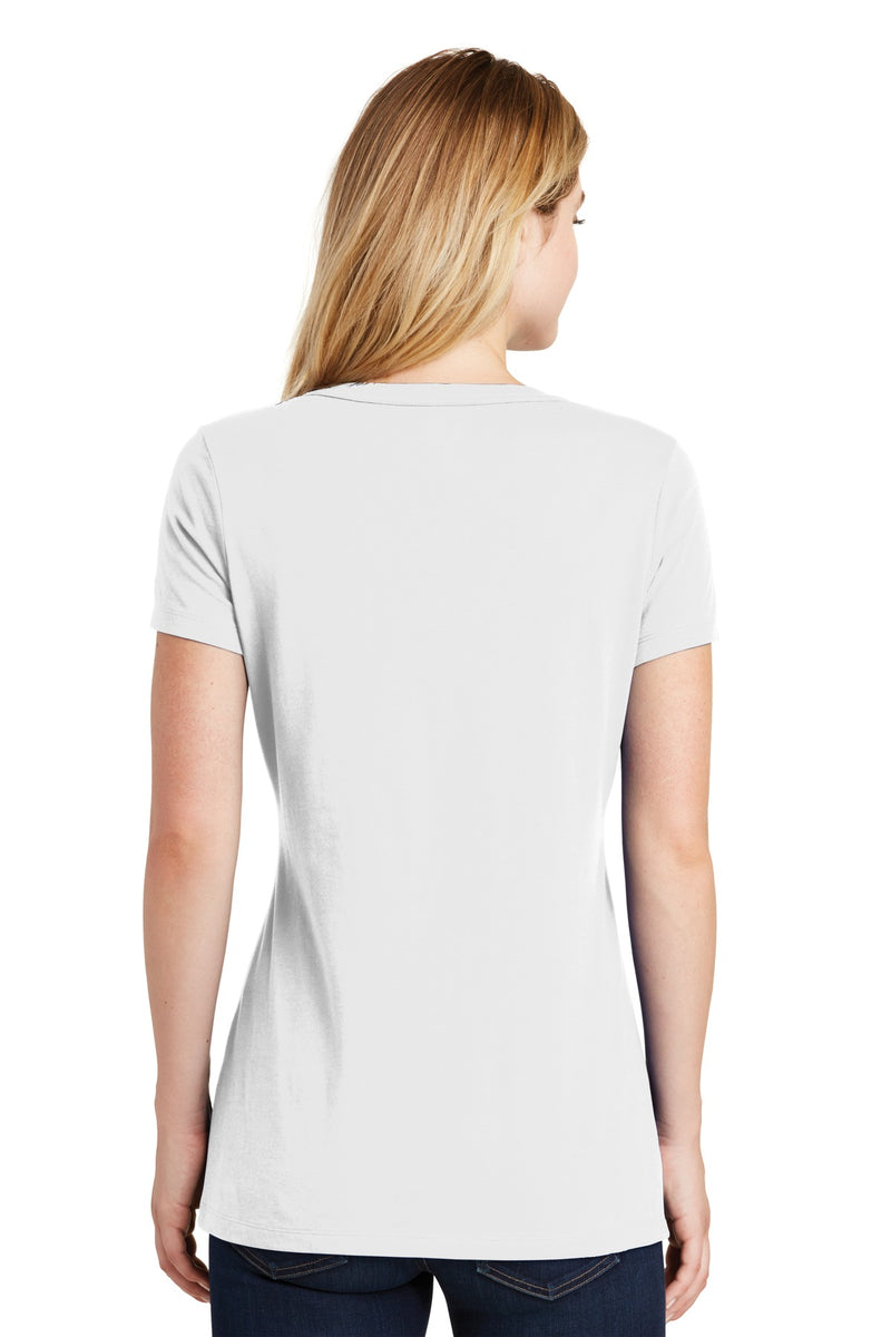 New Era  Women's Heritage Blend V-Neck Tee - White