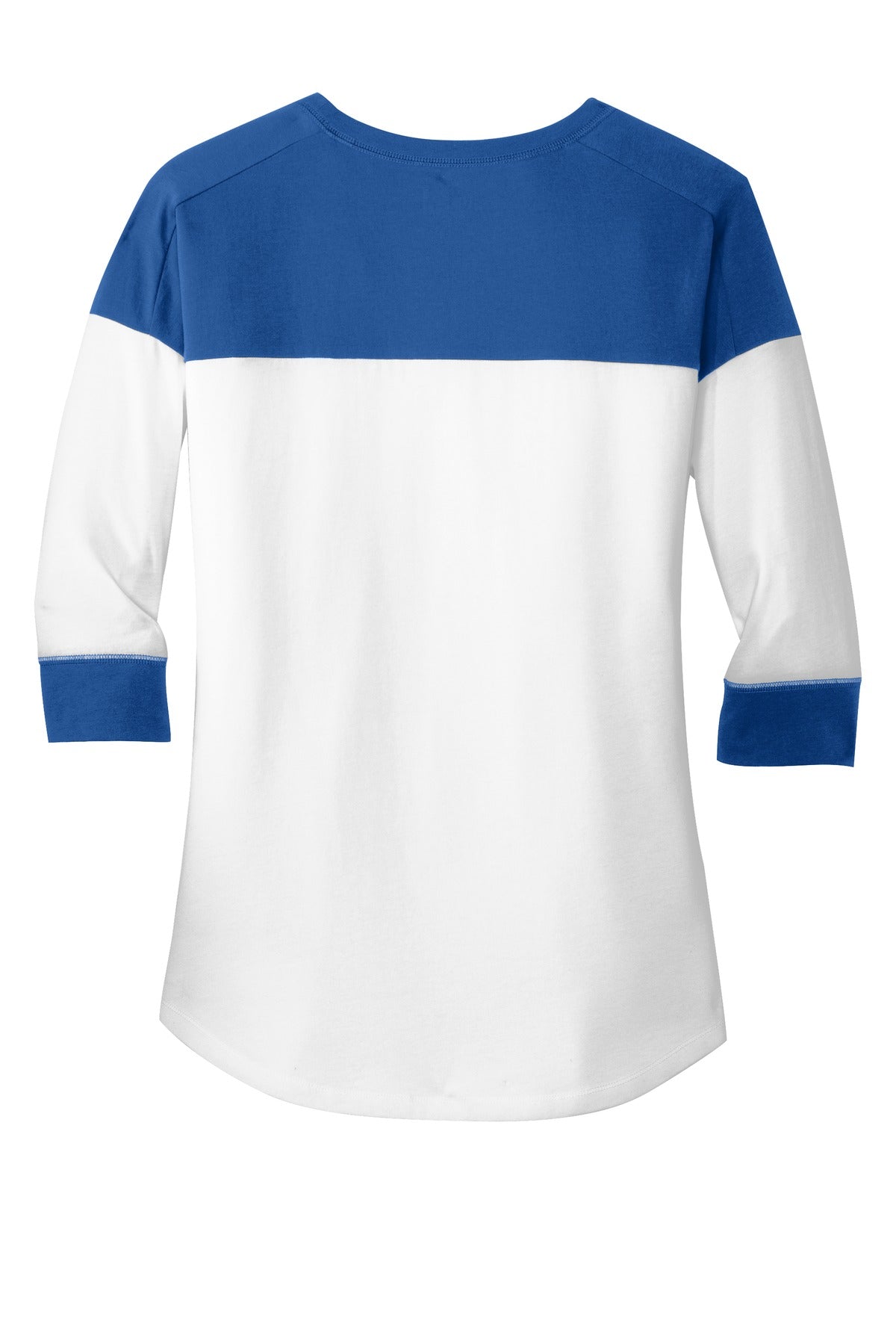 New Era  Women's Heritage Blend 3/4-Sleeve Baseball Raglan Tee - Royal/ White