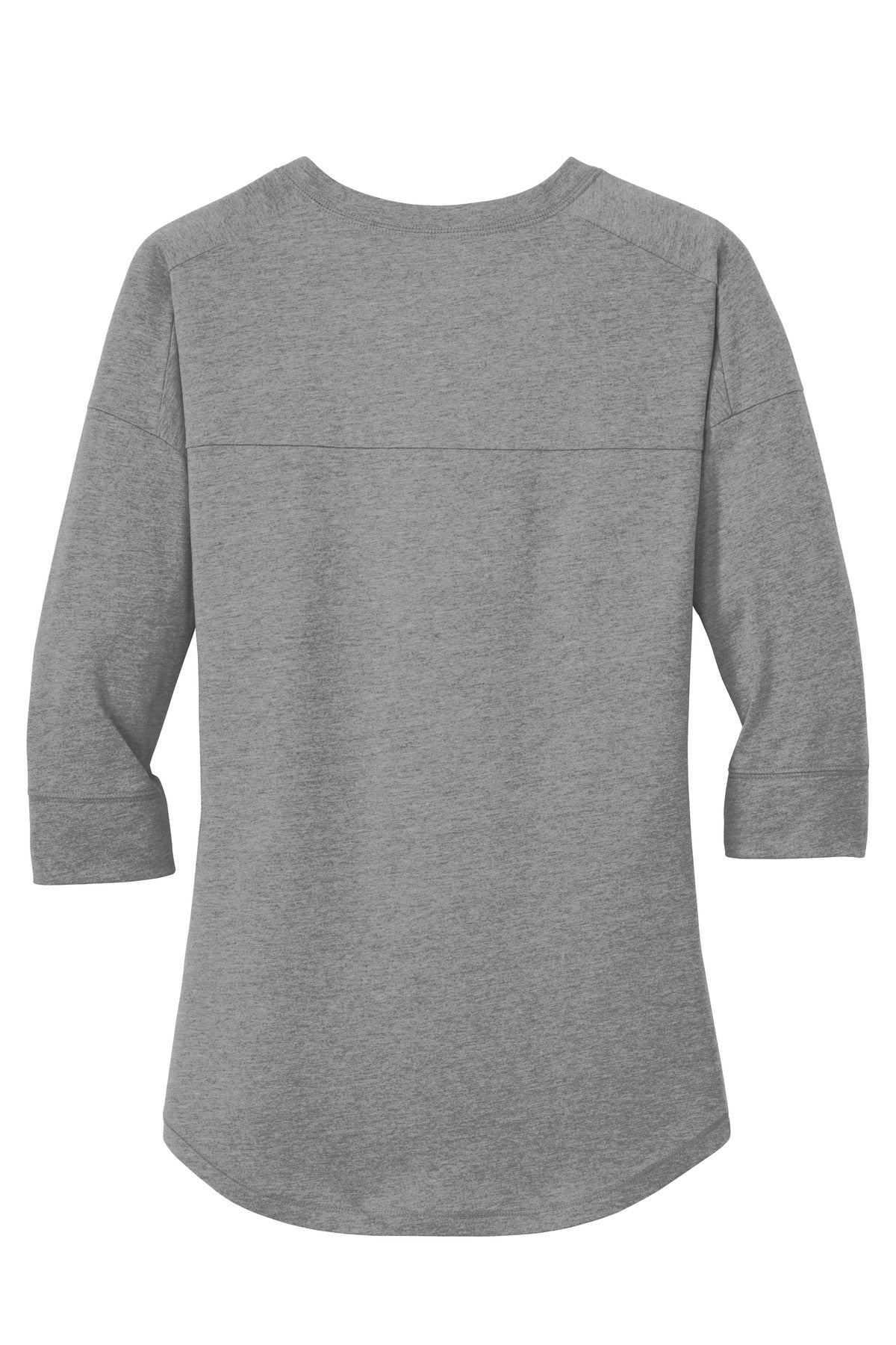 New Era  Women's Heritage Blend 3/4-Sleeve Baseball Raglan Tee - Shadow Grey Heather
