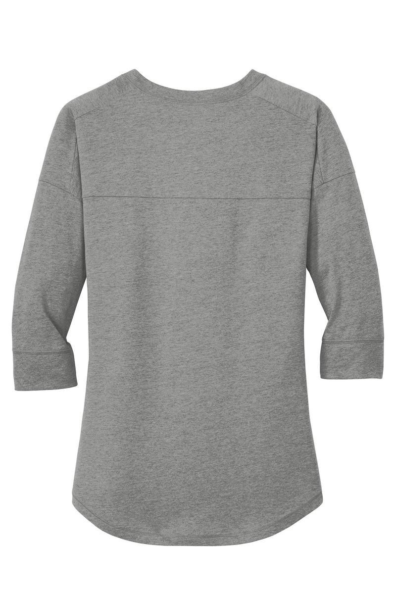 New Era  Women's Heritage Blend 3/4-Sleeve Baseball Raglan Tee - Shadow Grey Heather